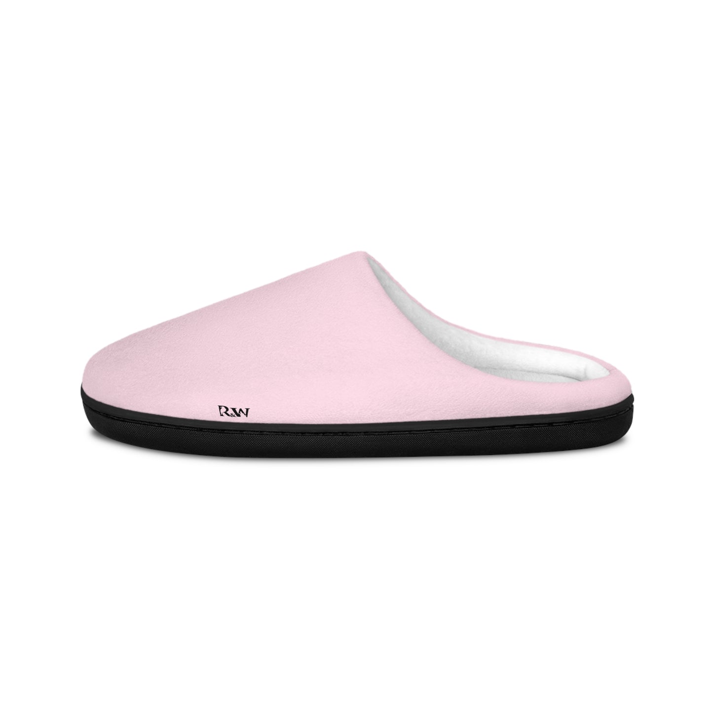 Indoor Slippers — Performance Pink Small Logo Cozy House Shoes for Women