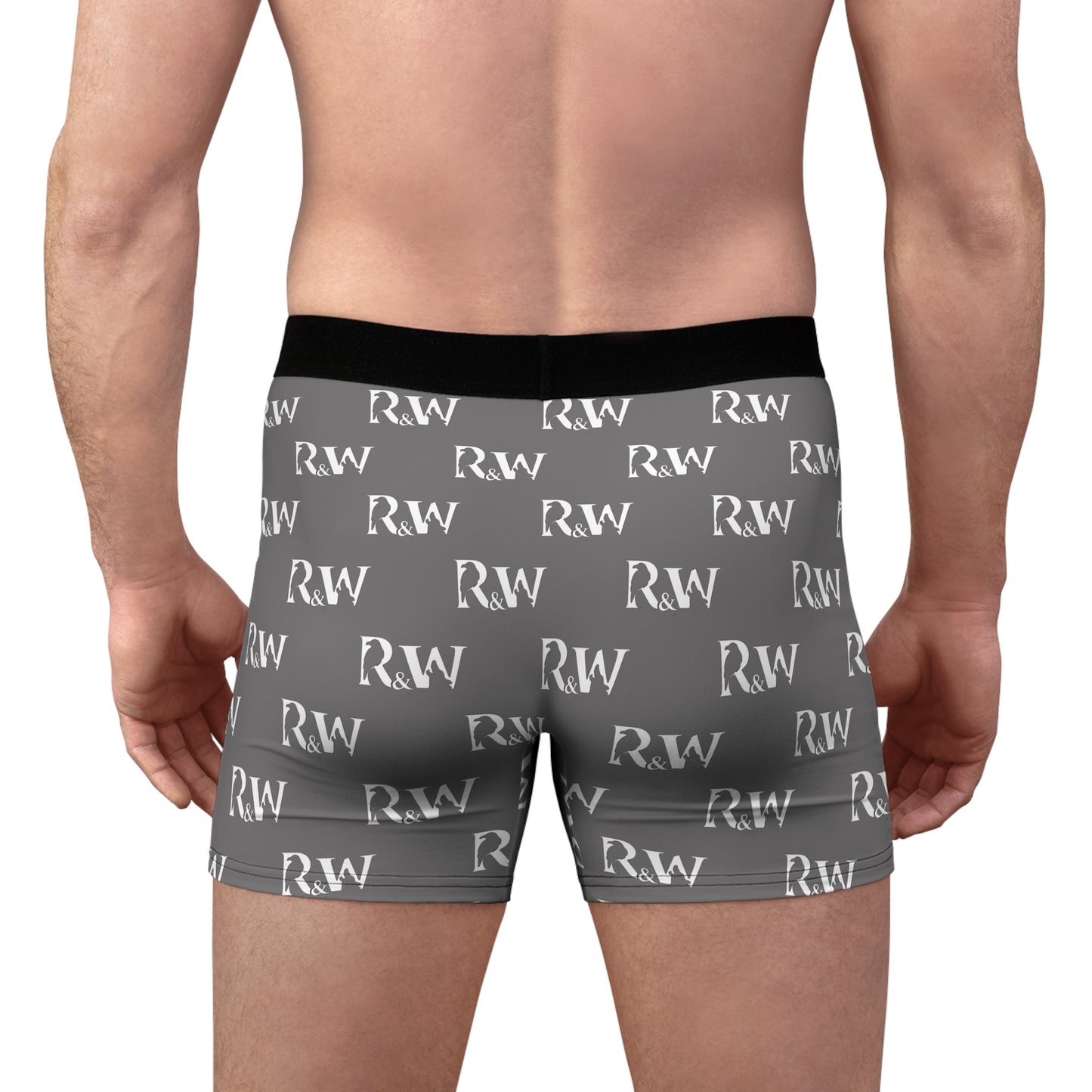 Men's Pattern Boxer Briefs —Asphalt Grey Men’s Underwear