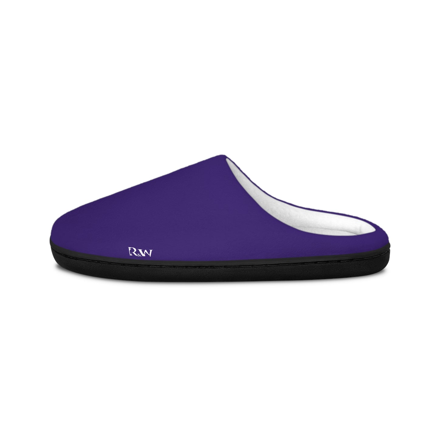 Indoor Slippers — Raven Small Logo Cozy House Shoes for Women