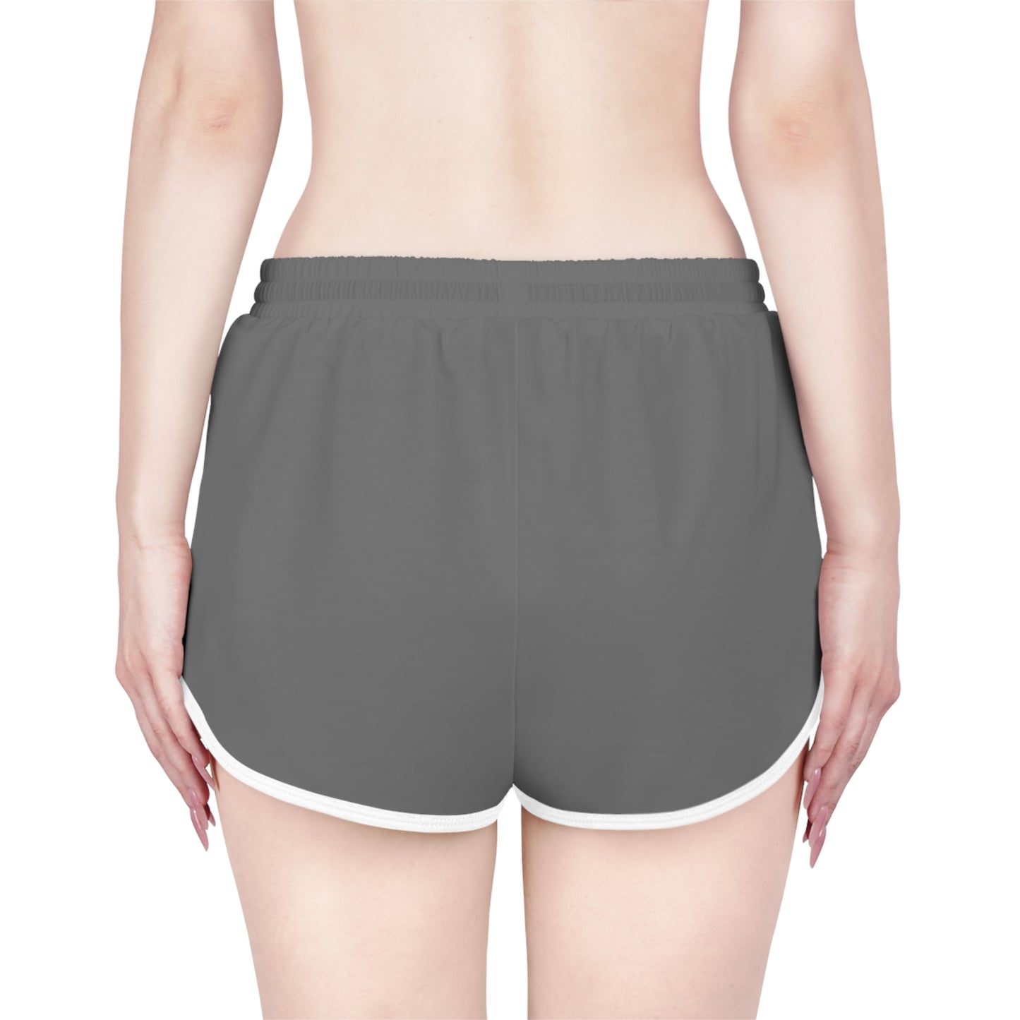 R&W Women's Minimalist Logo Relaxed Shorts — Asphalt Grey