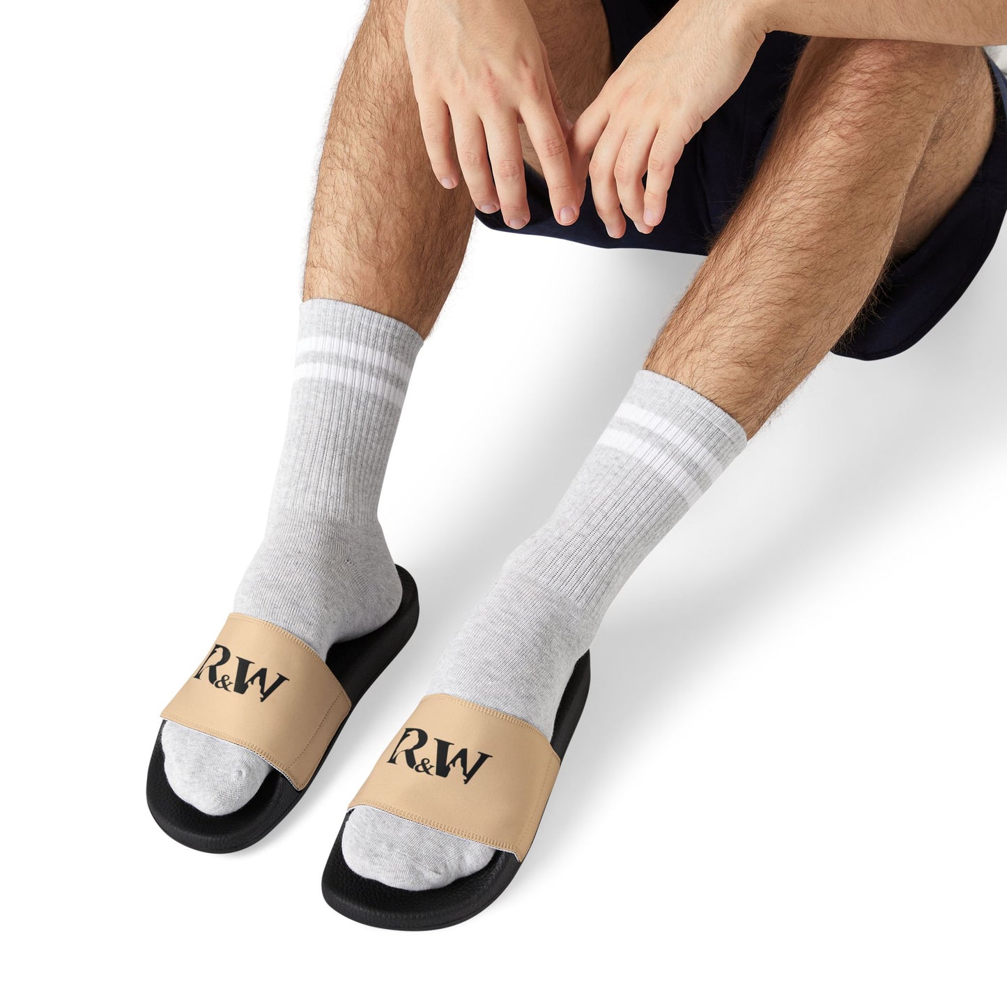 R&W Men's Slide Sandals — Dakar Dunes Casual Pool & Beach Slides