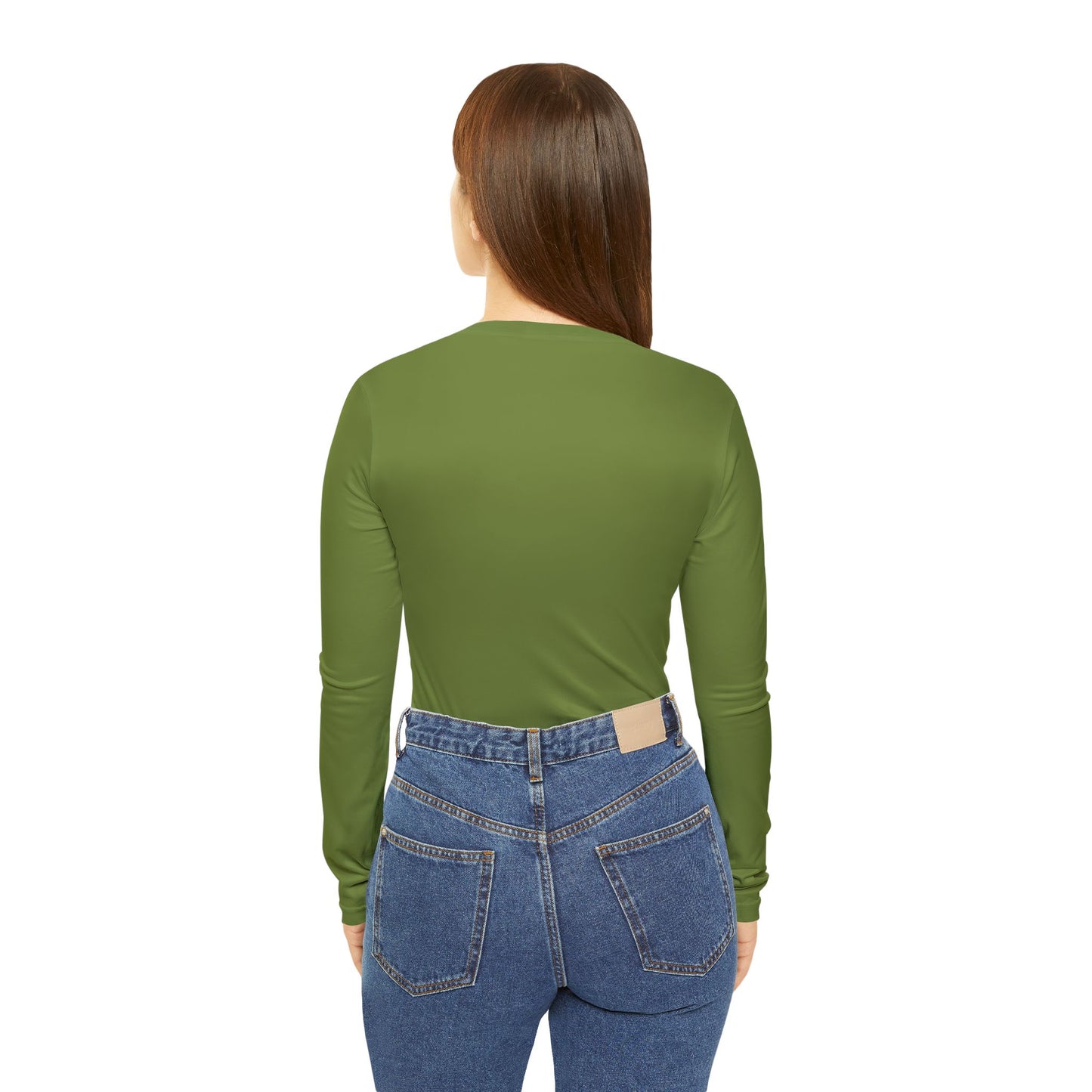 R&W Women's Minimalist V-Neck Long Sleeve Shirt - Tomillo Tranquilo