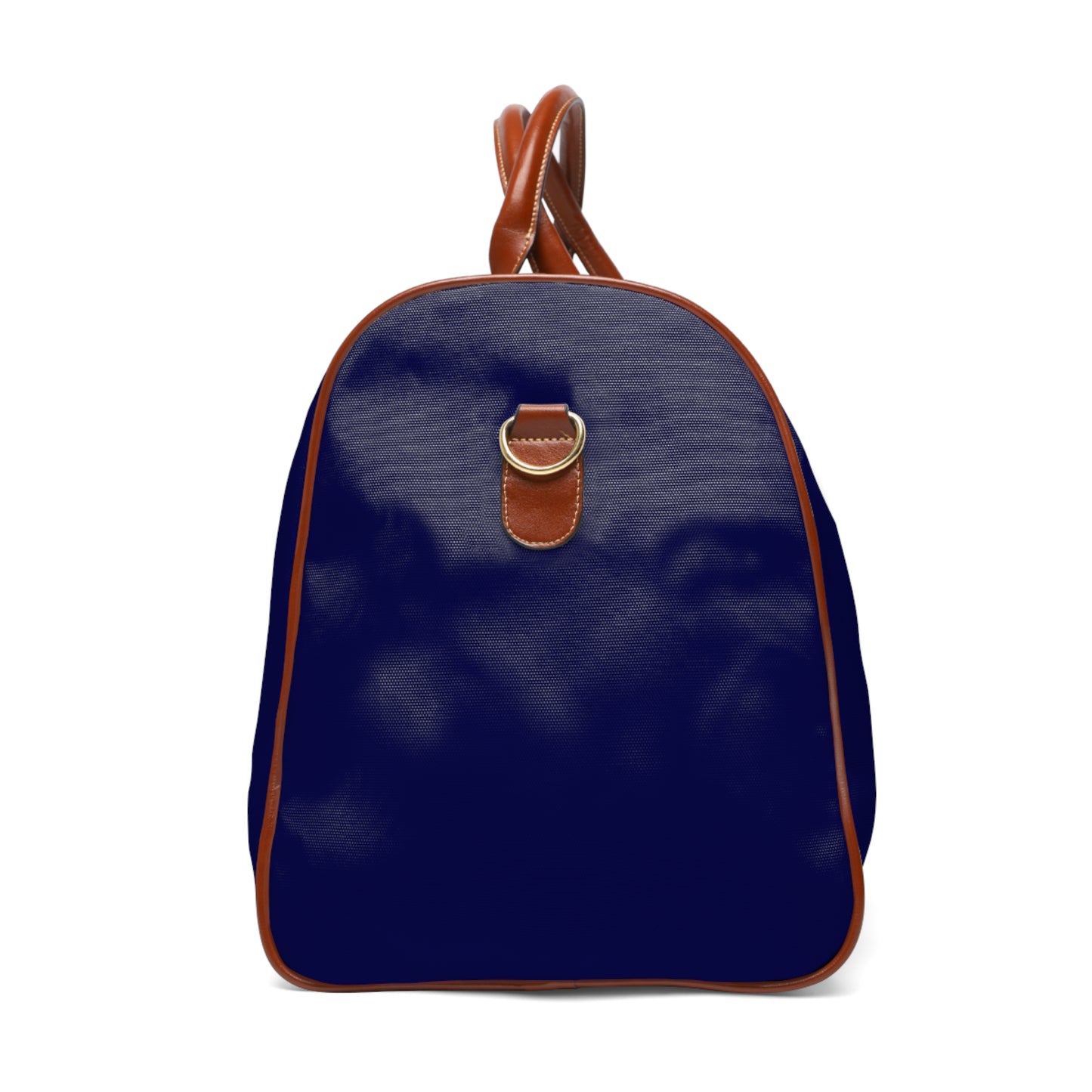 Monogram Waterproof Travel Duffle Bag – Noble Navy with Brown Trim