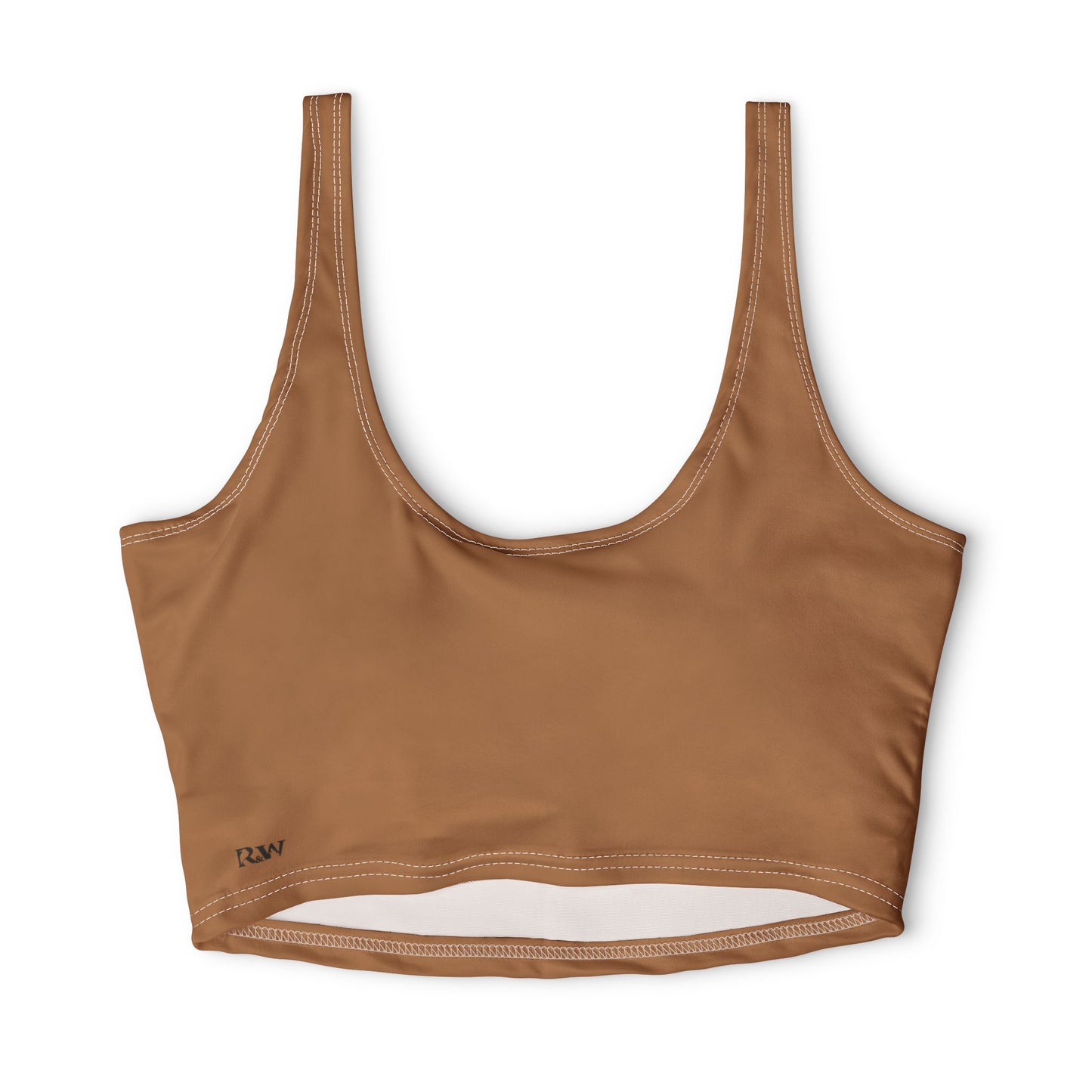 R&W Women's Monogram Sports Bra Athletic Top — Cuero Cómodo