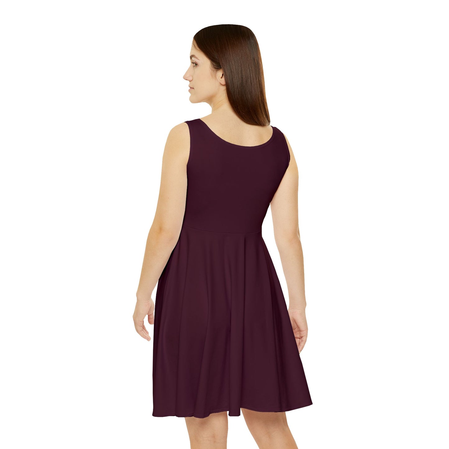 Vino Viejo Women's Skater Dress — Classic Scoop Neck A-Line Summer Dress