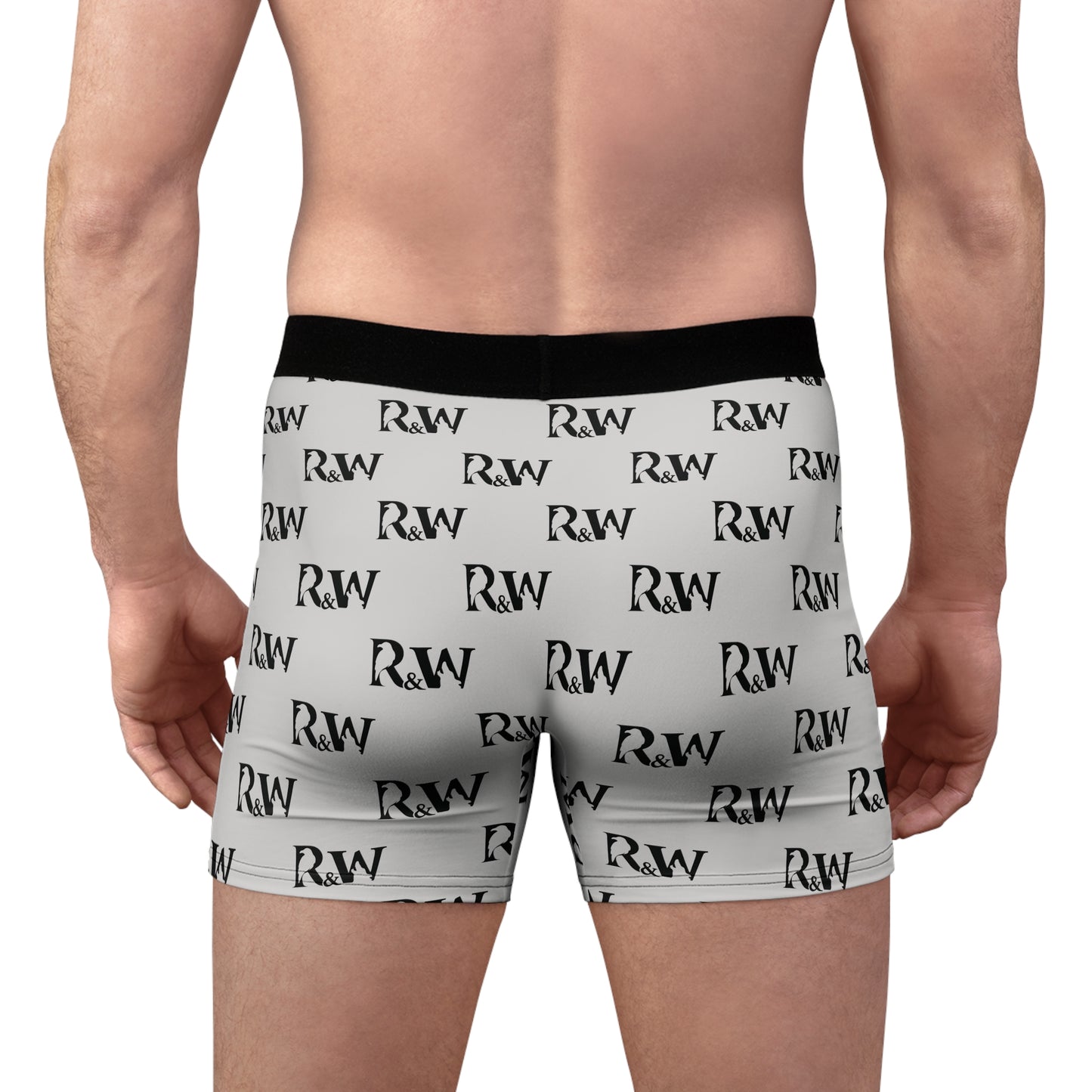 Men's Pattern Boxer Briefs — Wolf Grey Men’s Underwear