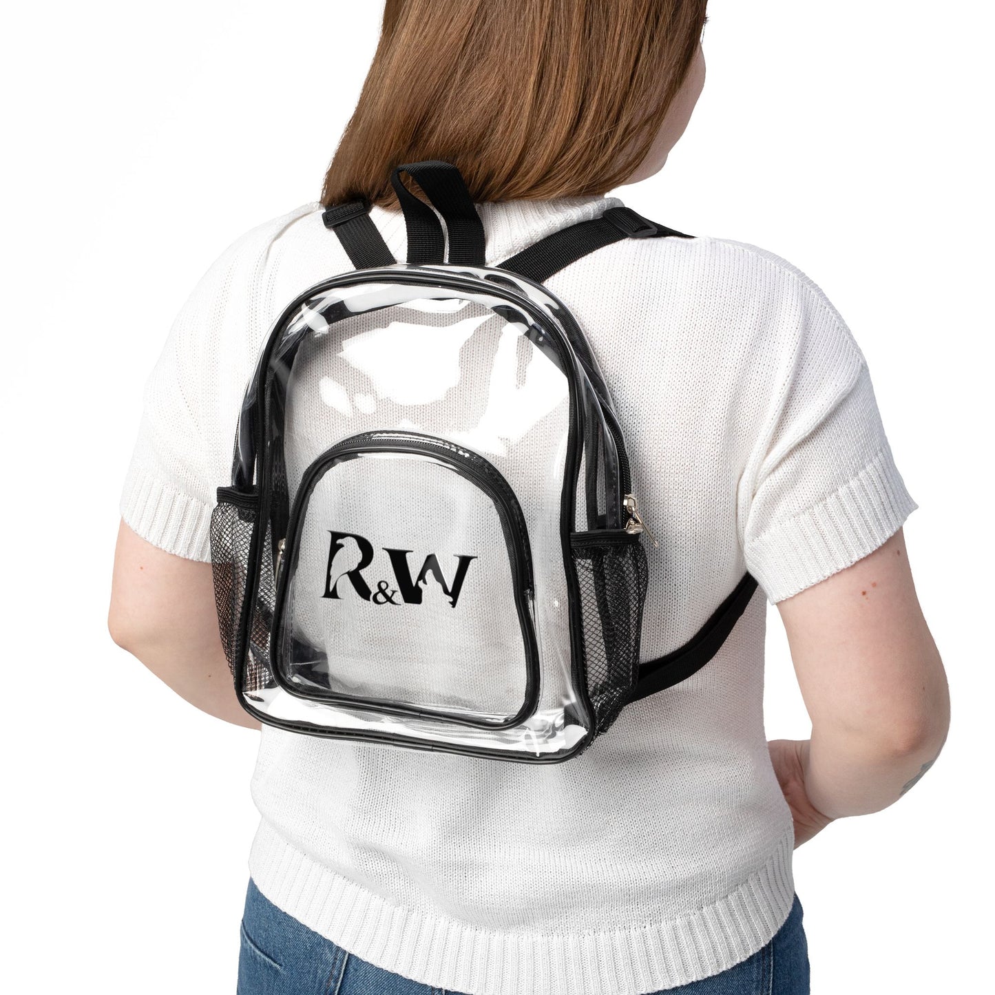 Clear Stadium Backpack — Transparent Security-Friendly School & Event Bag