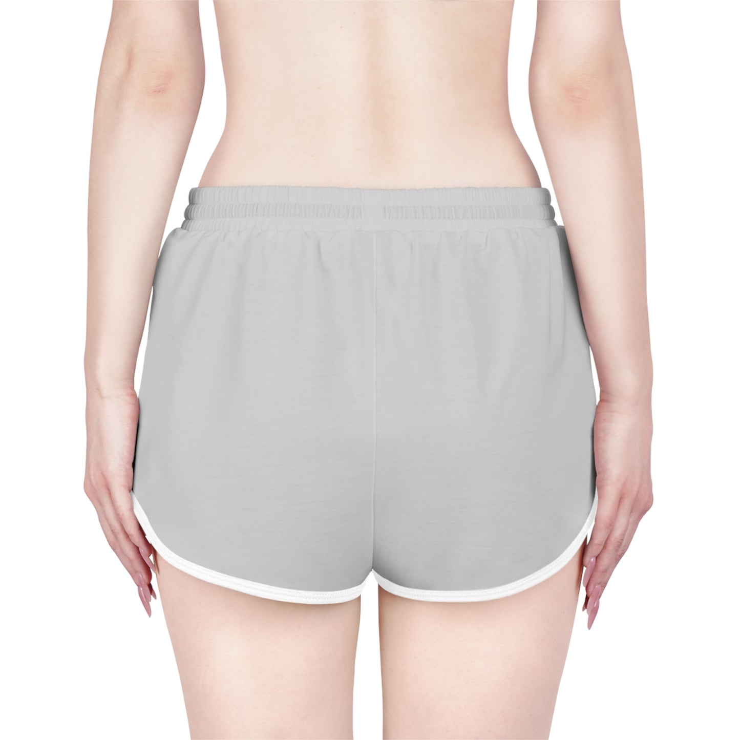 R&W Women's Minimalist Logo Relaxed Shorts — Wolf Grey