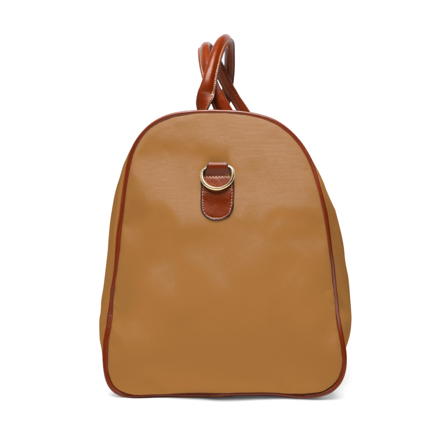 Monogram Waterproof Travel Duffle Bag – Cuero Cómodo with Brown Trim