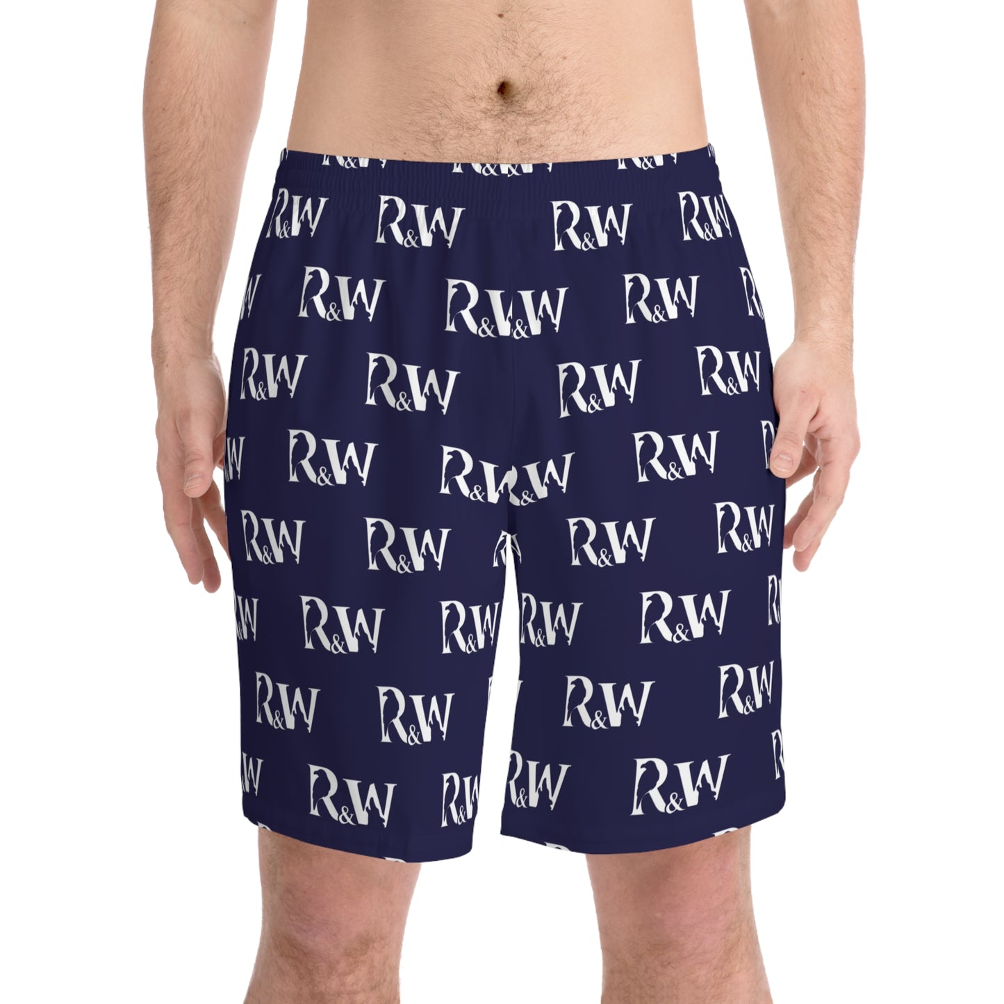 Men's Elastic Beach Shorts (Noble Navy)