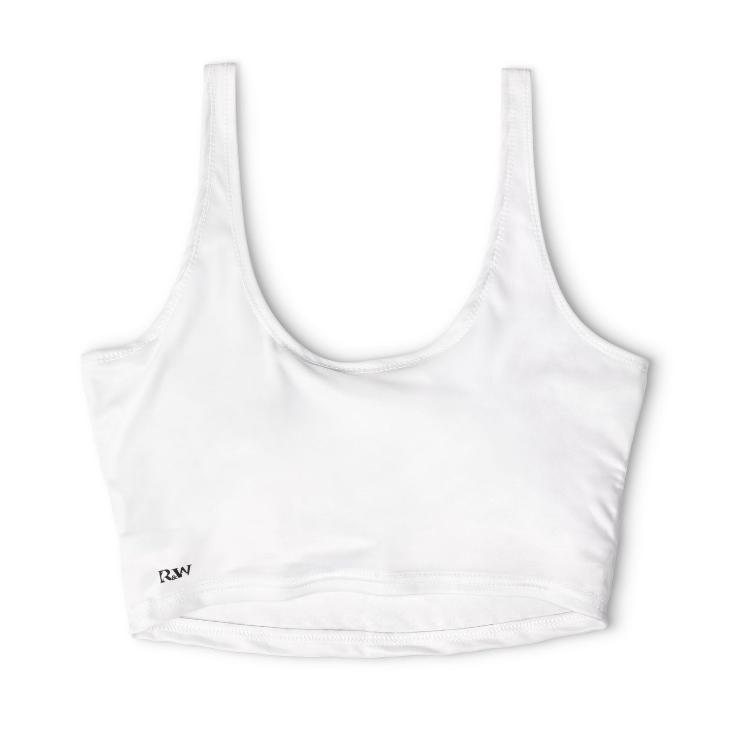 R&W Women's Monogram Sports Bra Athletic Top — Panda