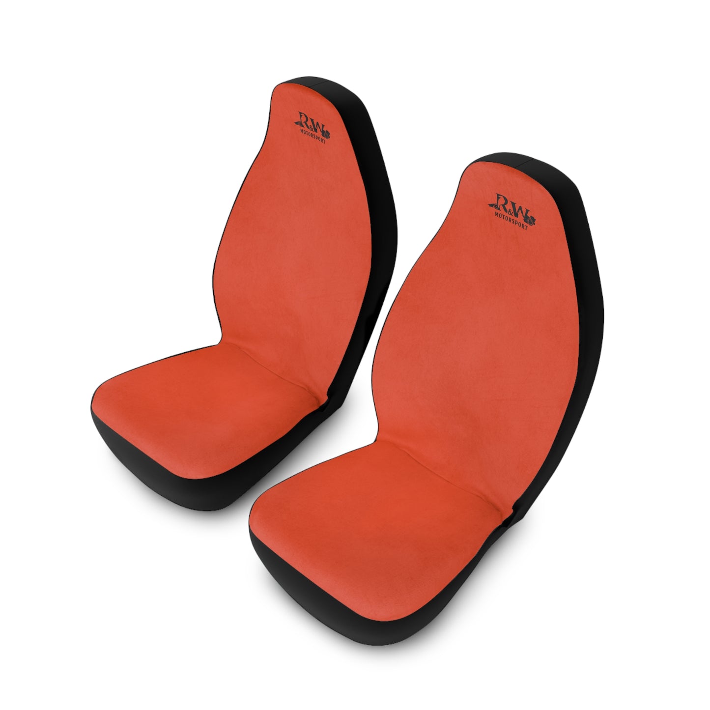 R&W Motorsport Car Seat Covers — Universal Front Seat Protectors - Rojo Rugiente I