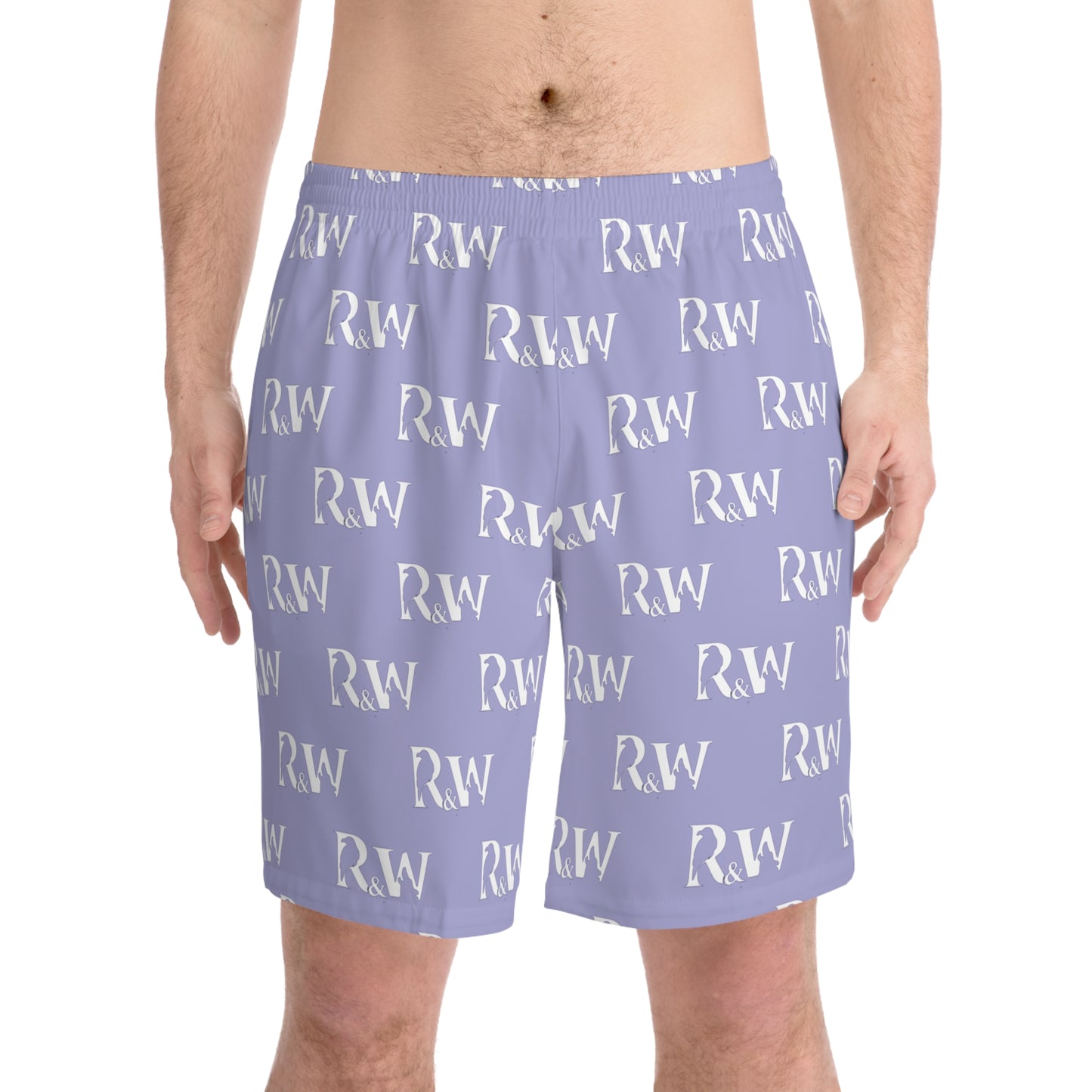 Men's Elastic Beach Shorts (Amore I)