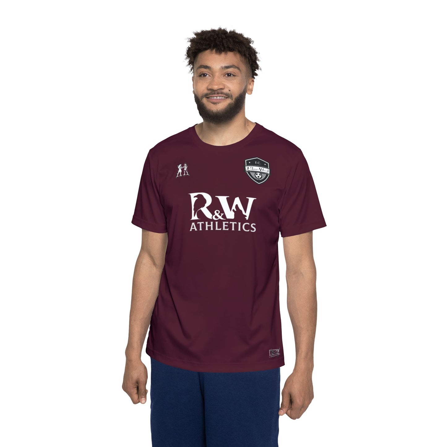 R&W Athletics "Kick Off" Football Shirt/Soccer Jersey - Vino Viejo