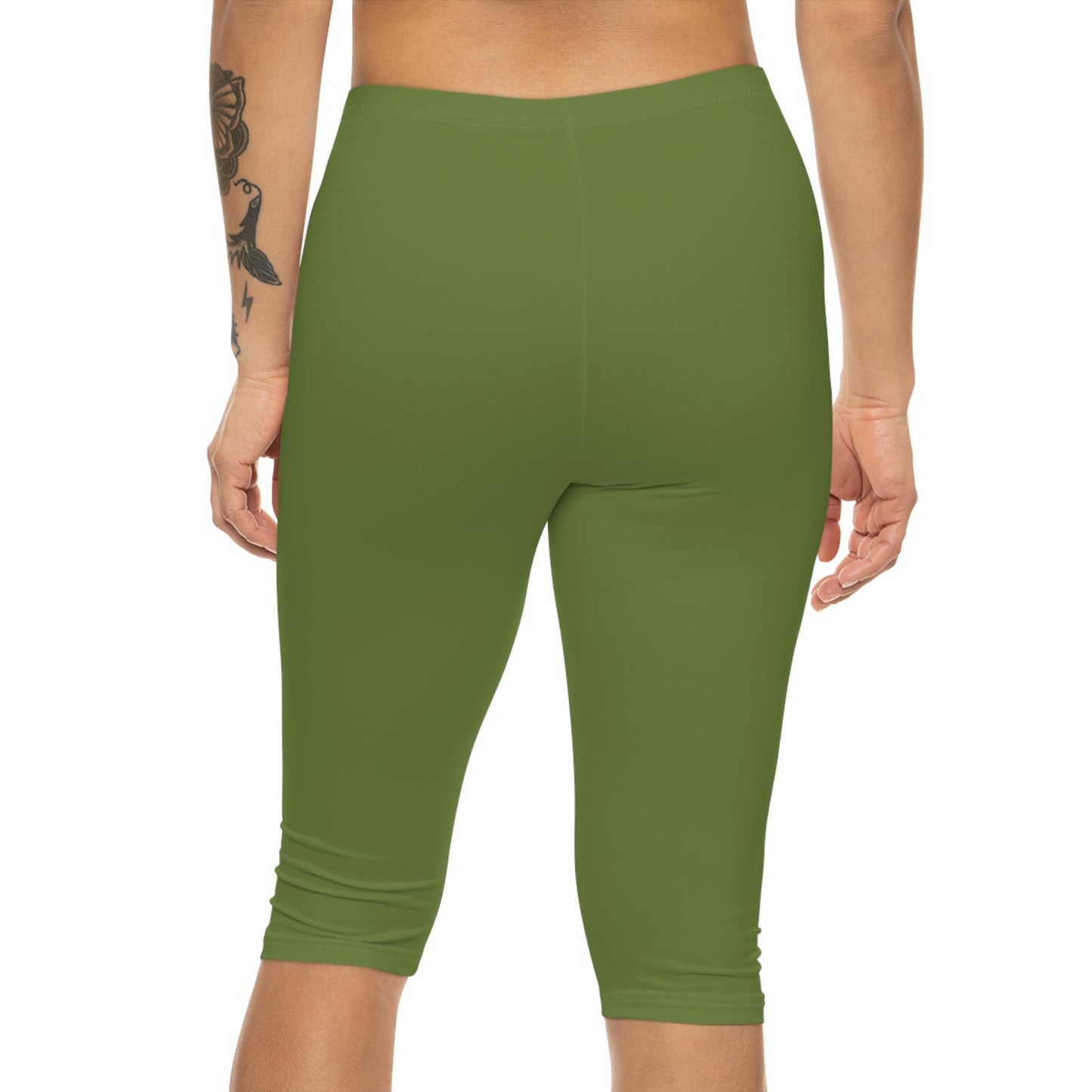 R&W Women's Capri Leggings — Minimalist Logo Tomillo Tranquilo