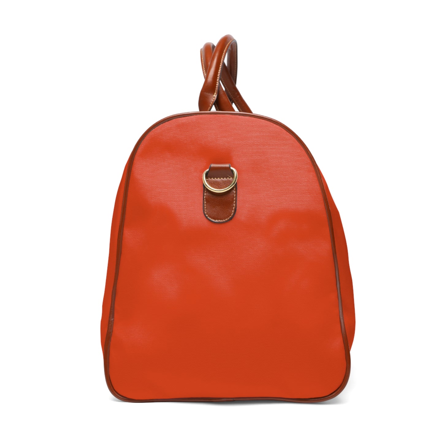 Monogram Waterproof Travel Duffle Bag – Rojo Rugiente II with Brown Trim