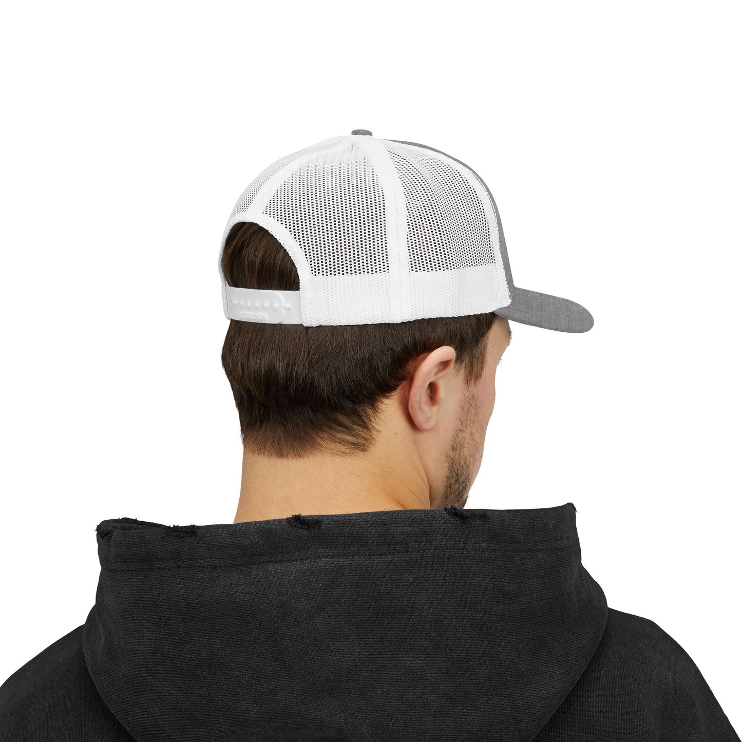 R&W Motorsport Embroidered Mesh Trucker Cap — Vintage Snapback Mesh Hat