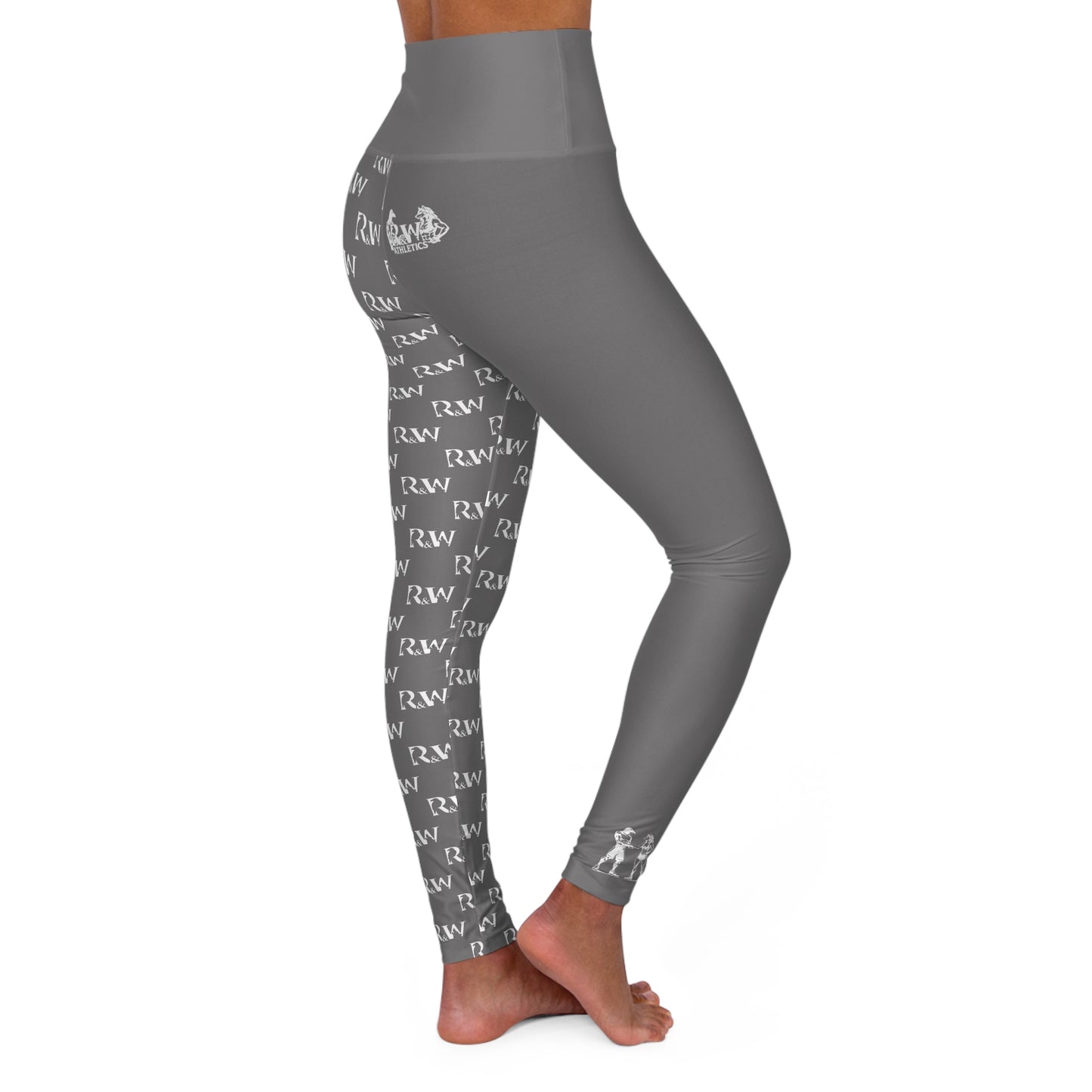 R&W Women's High-Waisted Yoga Leggings — Asphalt Grey