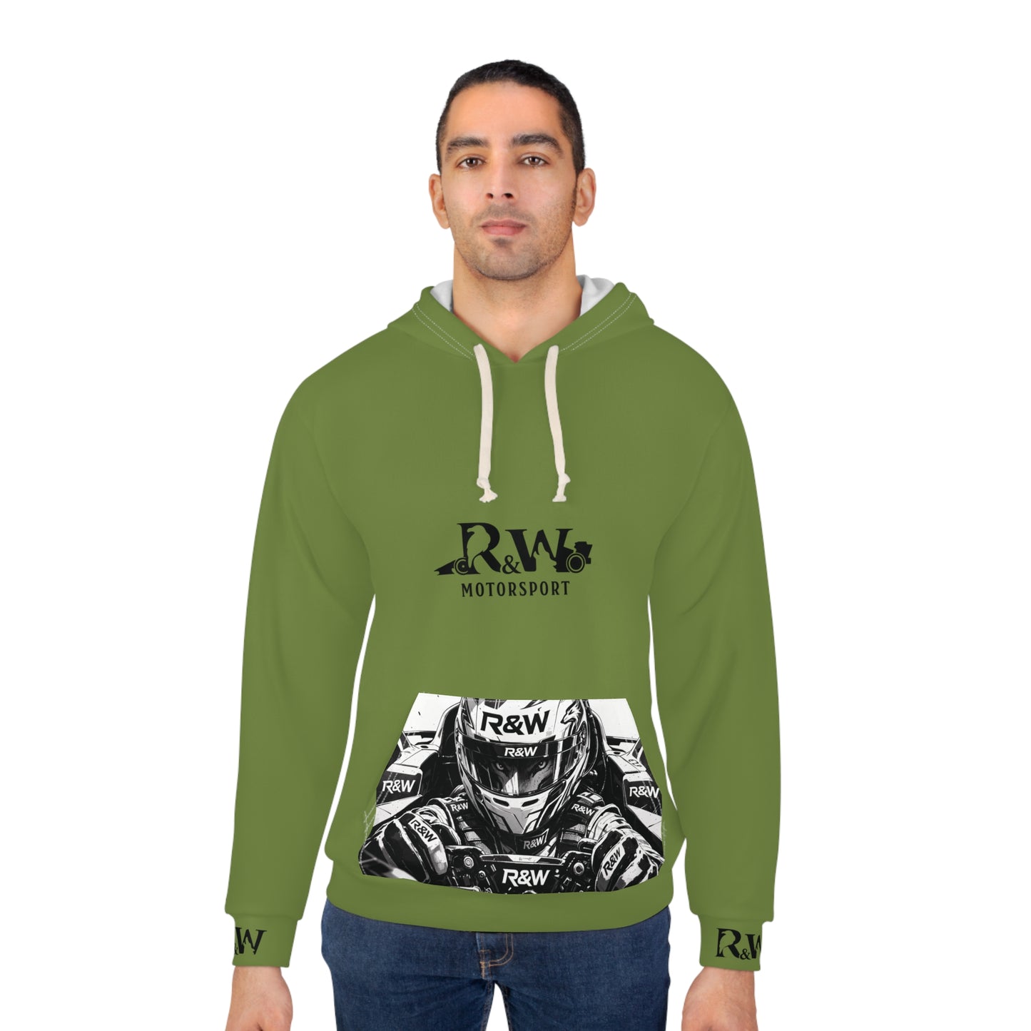 R&W Motorsport Hoodie — R&W 'Vision of the Raven, Power of the Wolf' Racing Pullover (Tomillo Tranquilo)