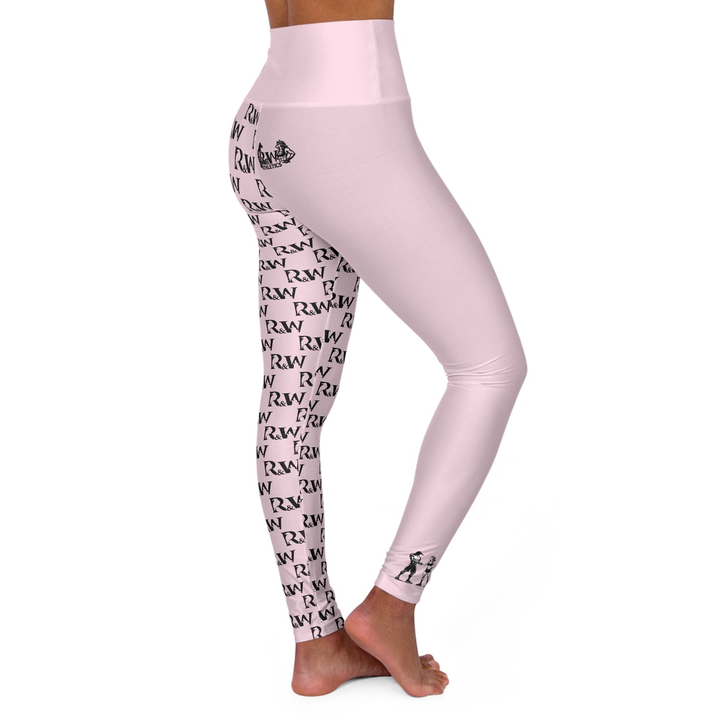 R&W Women's High-Waisted Yoga Leggings — Performance Pink