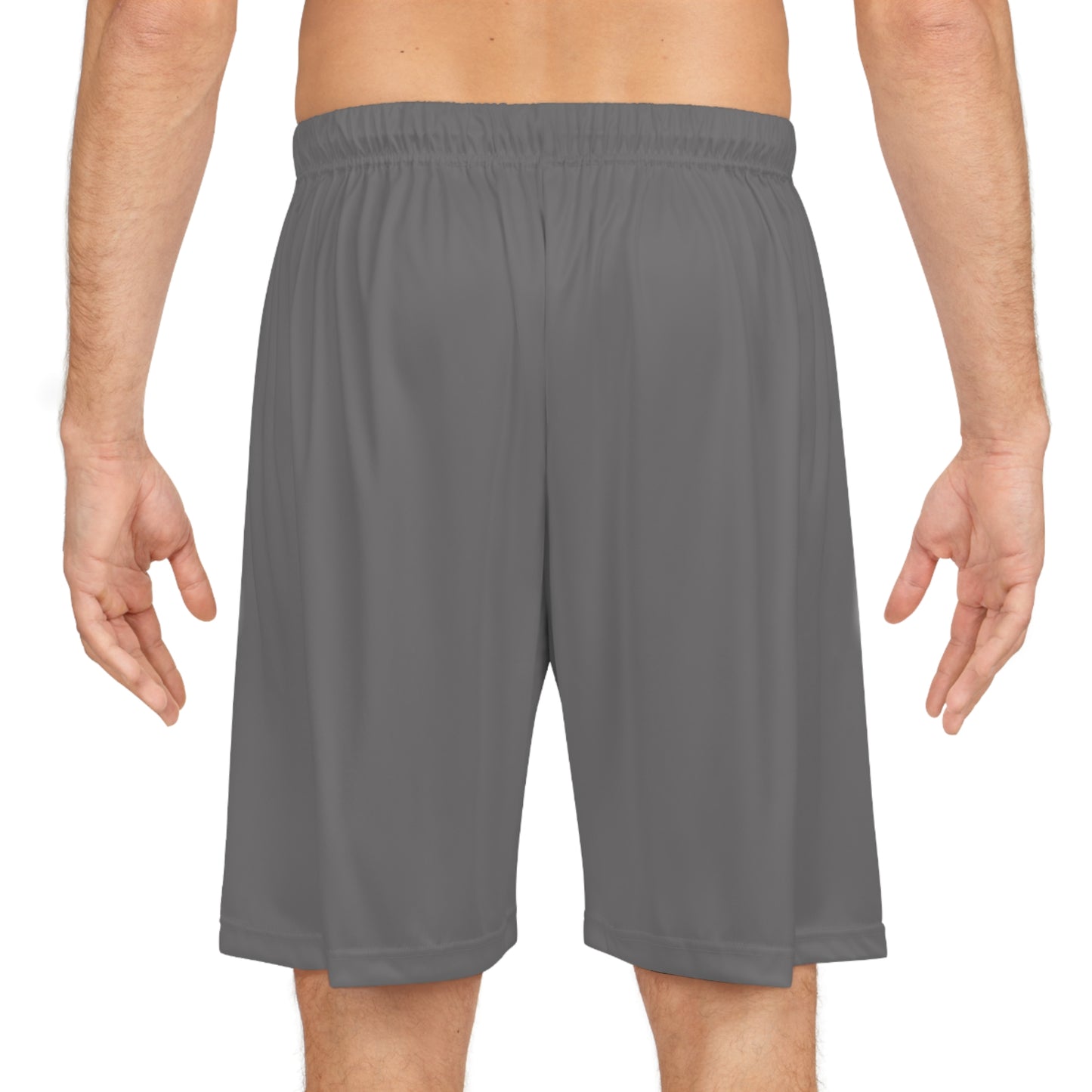 R&W Athletics Teamwork Logo Basketball Shorts—Asphalt Grey