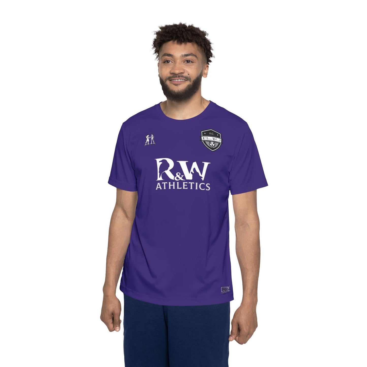 R&W Athletics "Kick Off" Football Shirt/Soccer Jersey - Raven