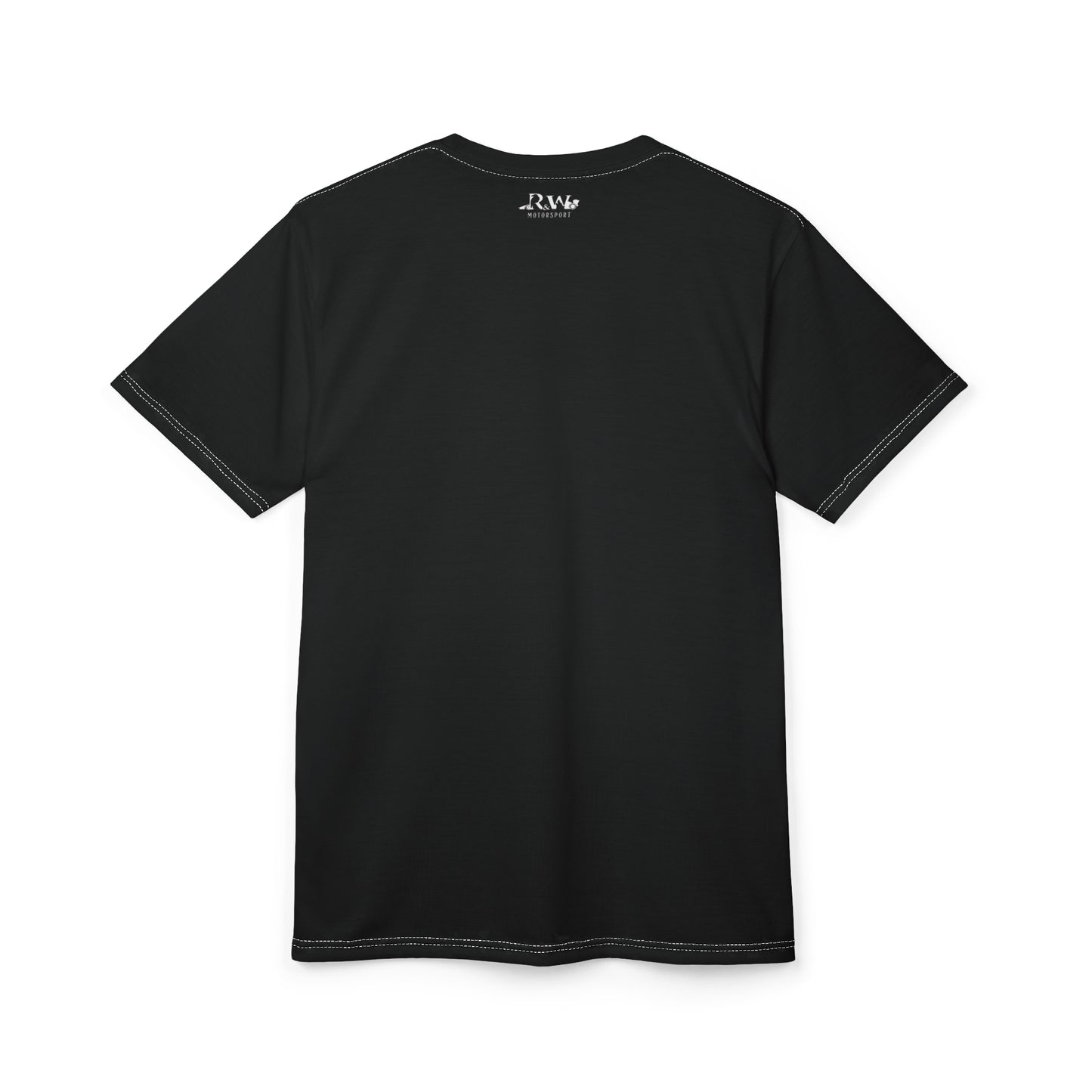 R&W Motorsport "Team Motto" Graphic Tee — Tarmac Black Vintage Gothic Comic Panel T-Shirt
