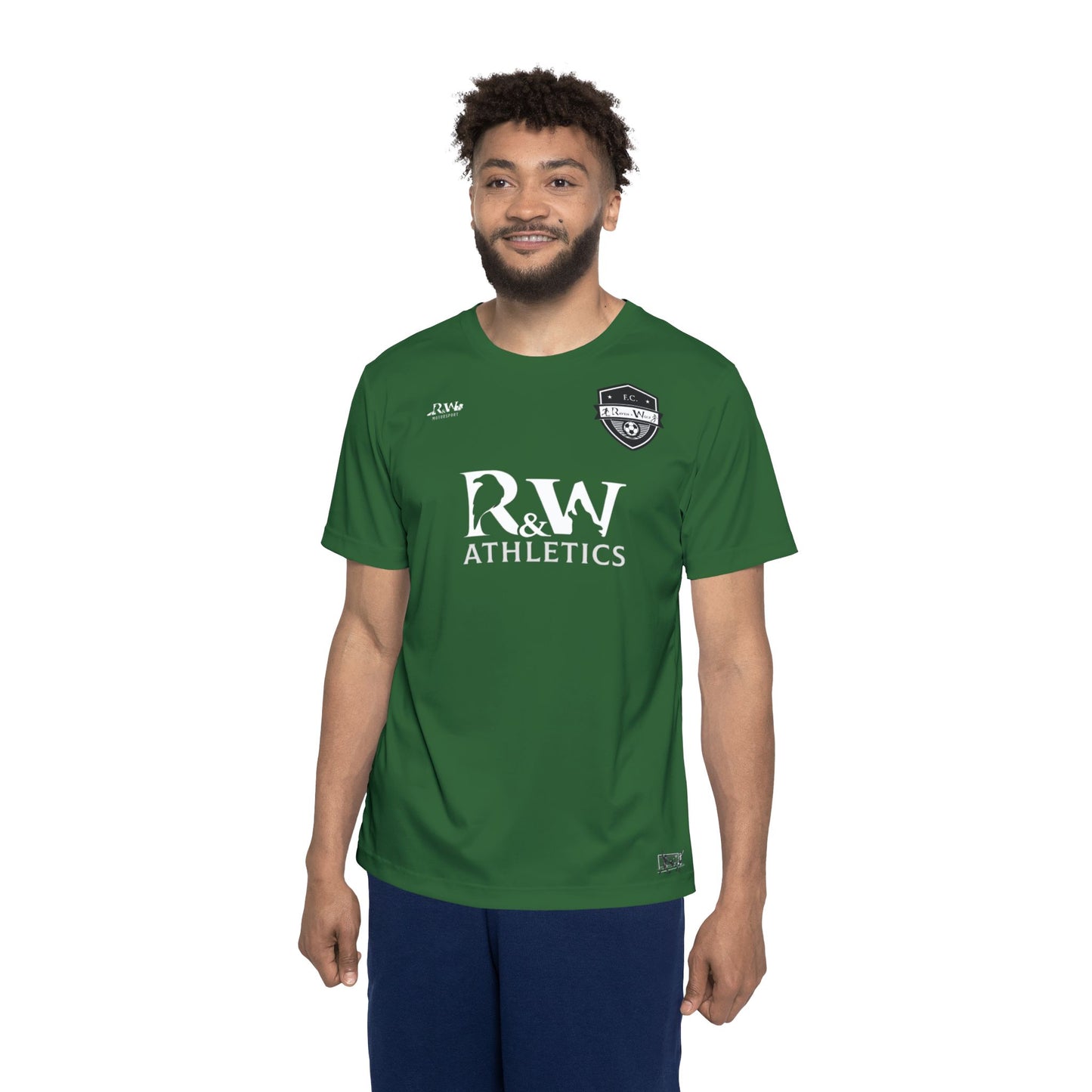 R&W Athletics ***Motorsport Special Edition*** "Kick Off" Football Shirt/Soccer Jersey - Verde Valiosa