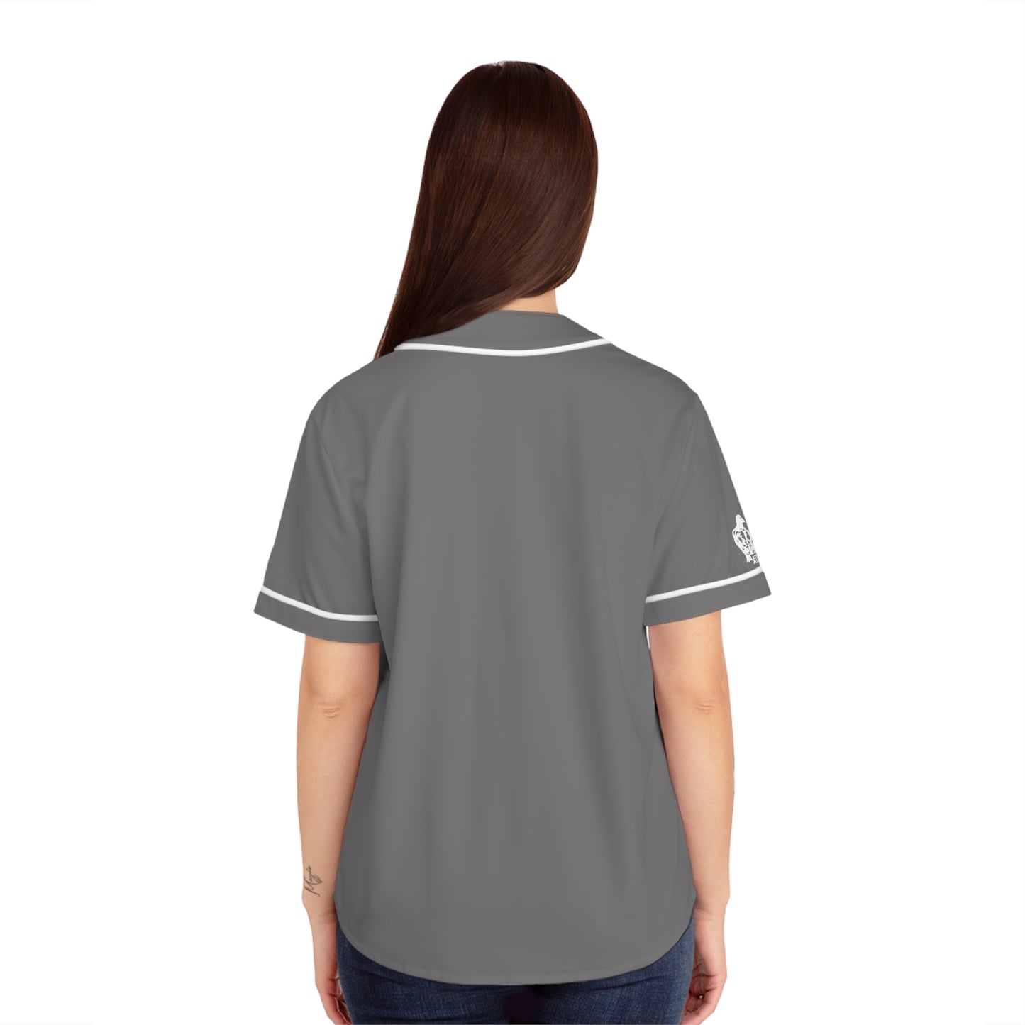 R&W Women's "Opening Day" Baseball Jersey — Asphalt Grey