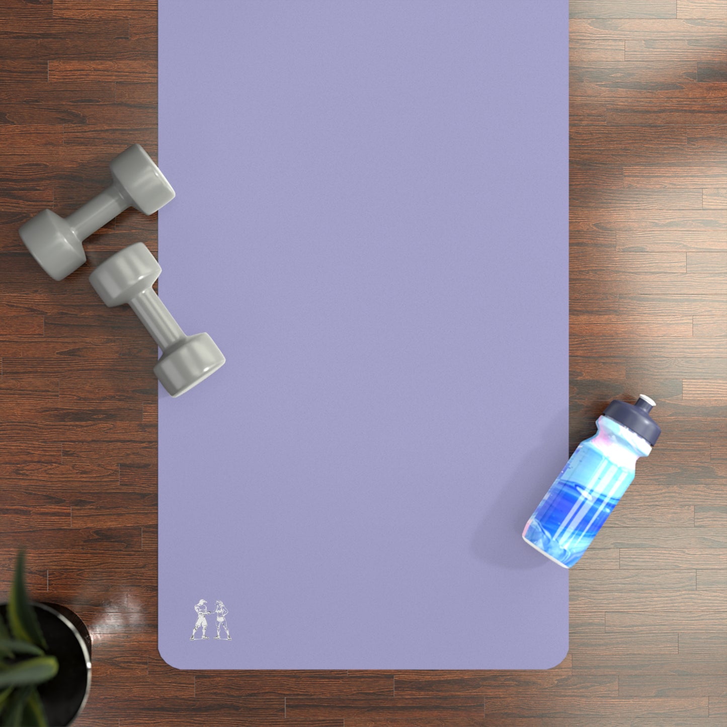 Rubber Yoga Mat — Minimal Amore I Monogram Yoga Mat