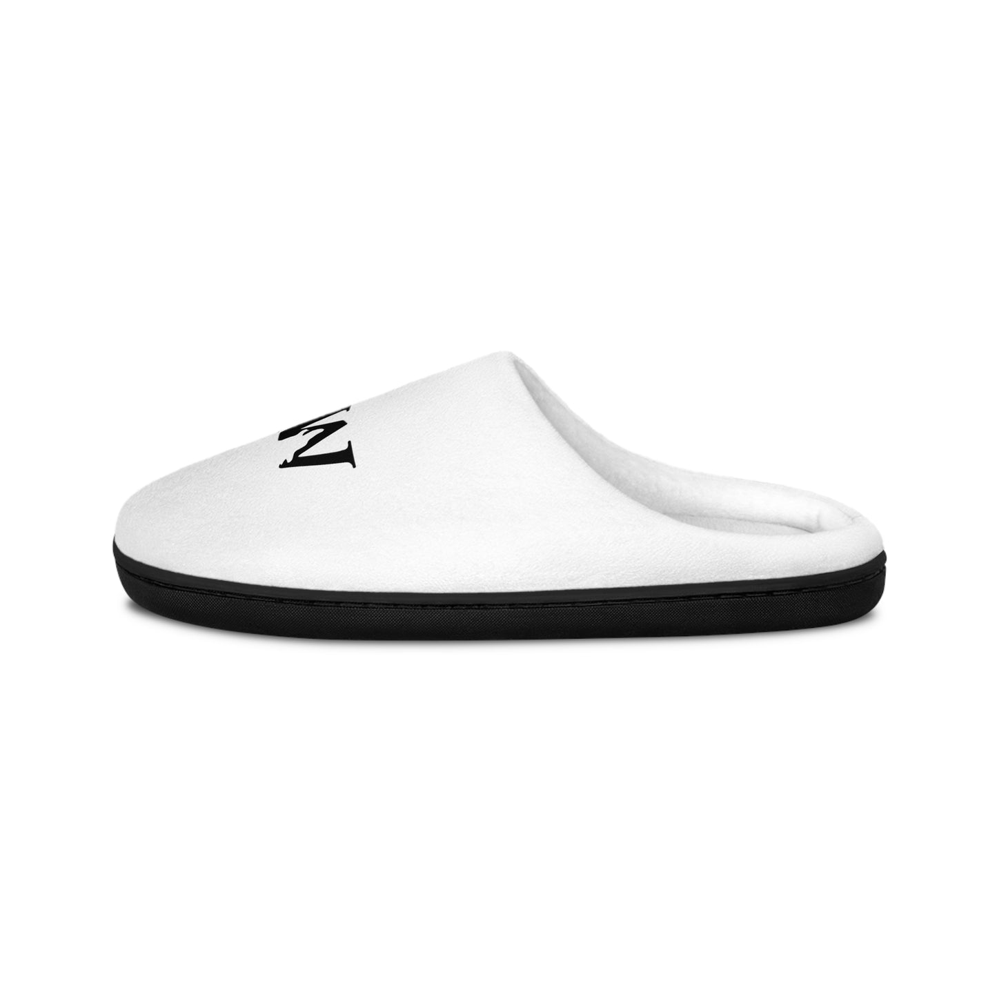 Men's Indoor Slippers — Monogrammed 'R&W' Cozy House Slides