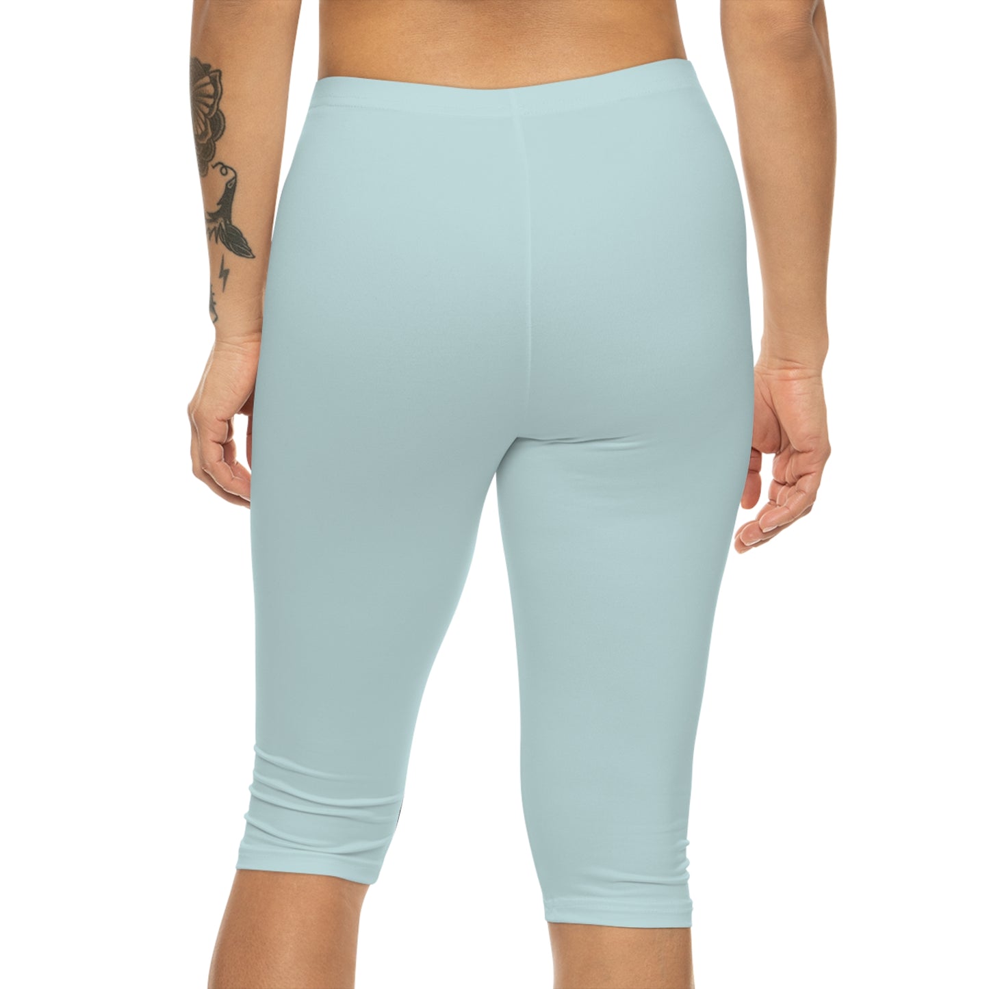 R&W Women's Capri Leggings — Minimalist Logo Horizon