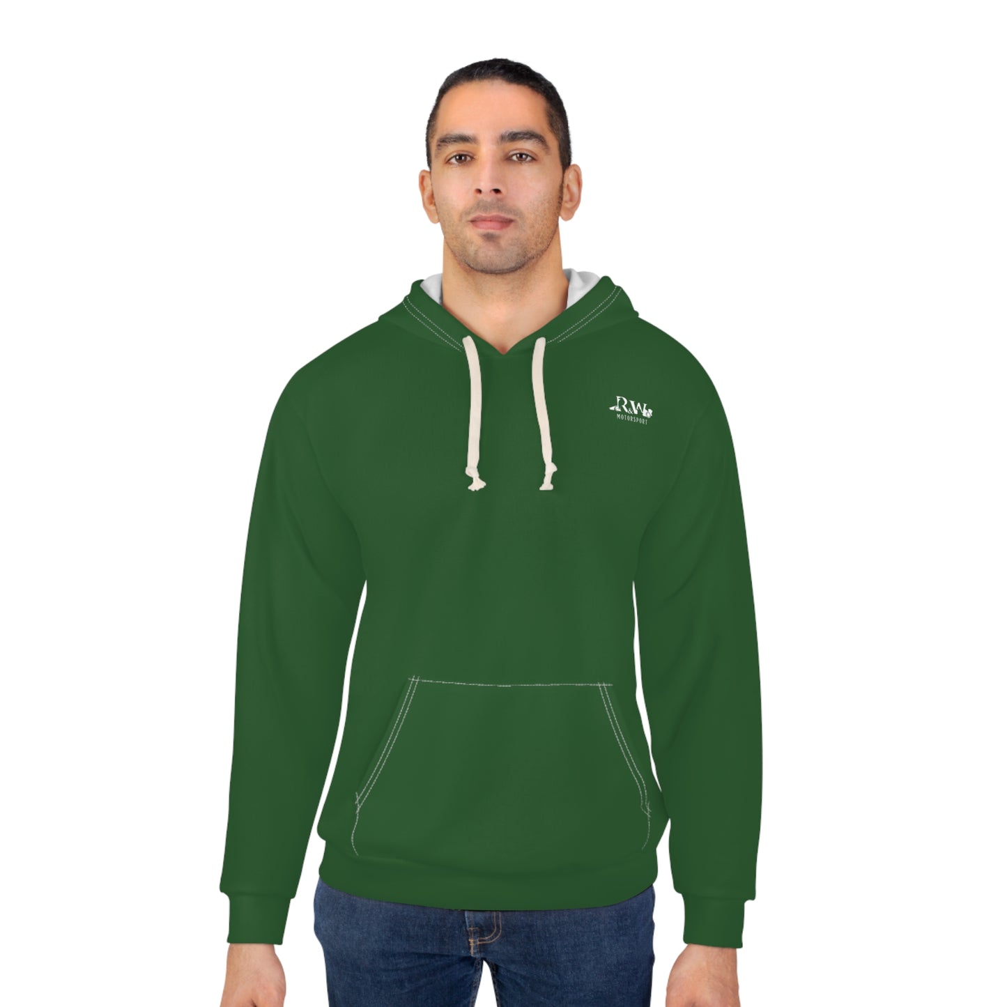 R&W Motorsport Minimalist Logo Hoodie (Verde Valiosa)