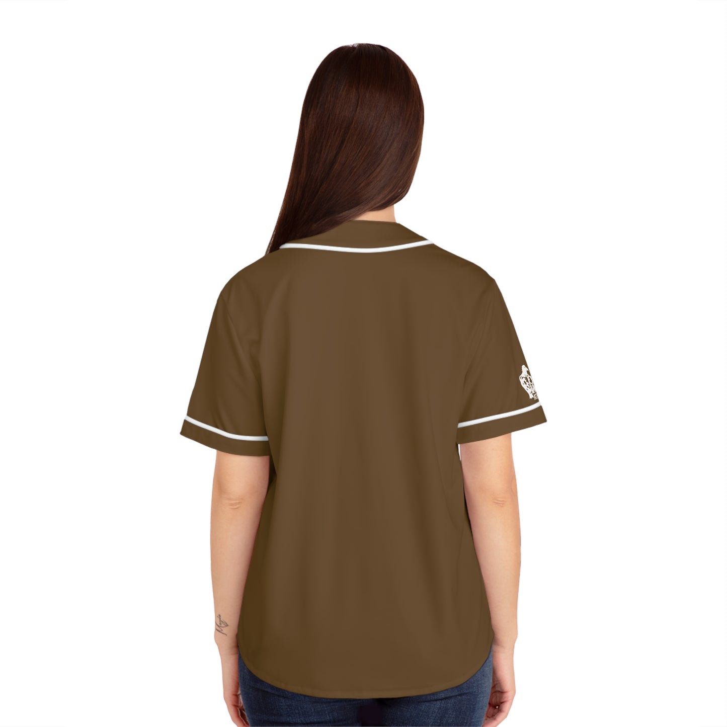 R&W Women's "Opening Day" Baseball Jersey — Maduro Marrón