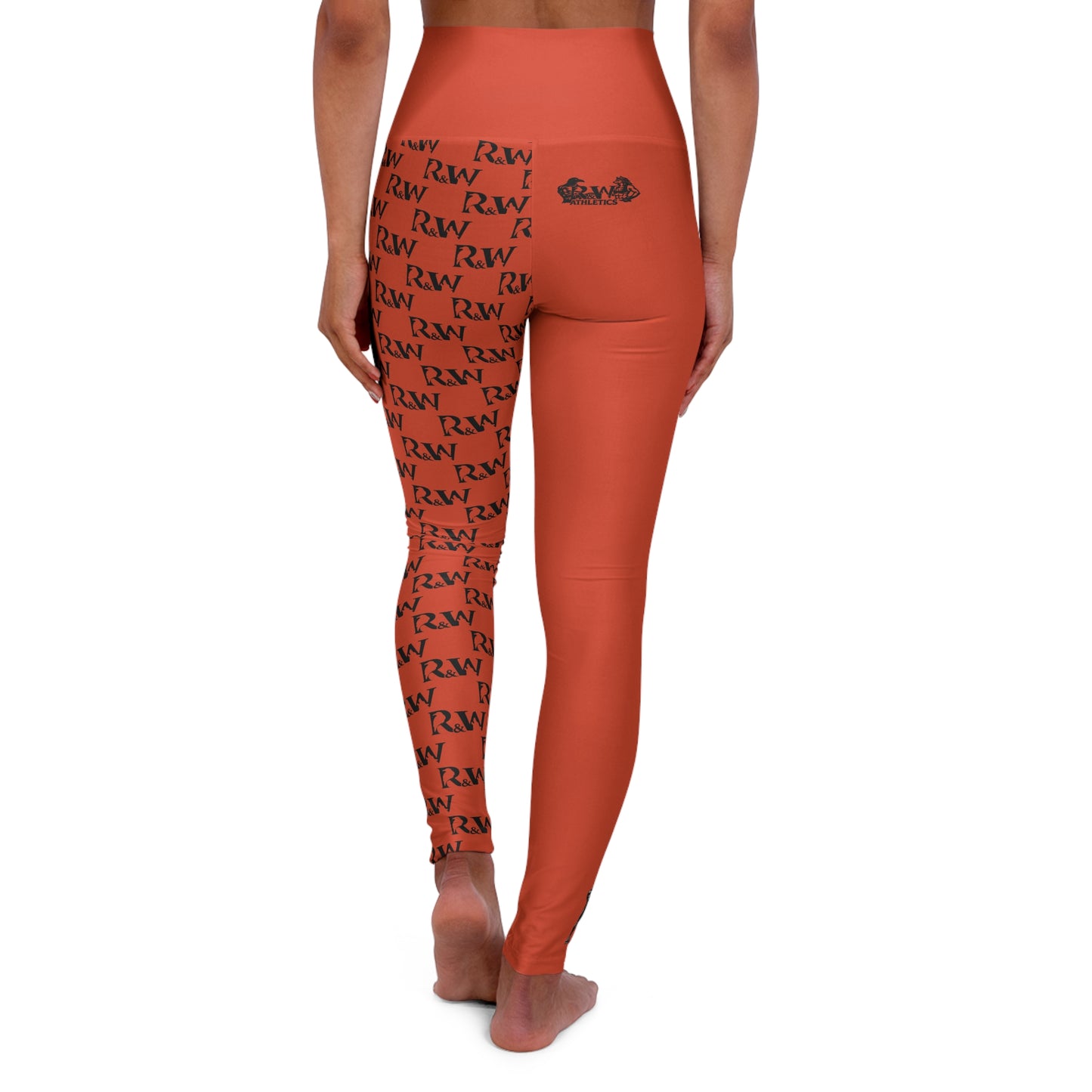 R&W Women's High-Waisted Yoga Leggings — Rojo Rugiente I