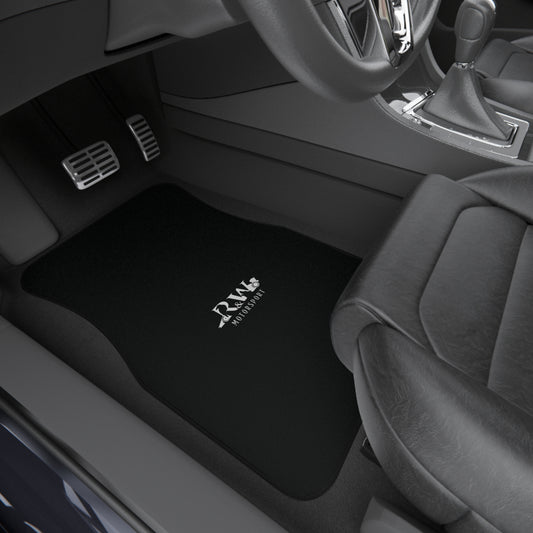 R&W Motorsport Front Car Mats – Tarmac Black (Front Pair Only)
