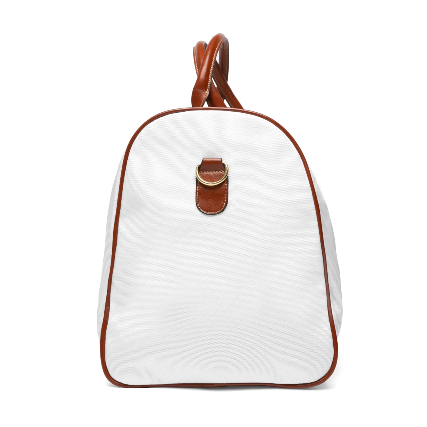 Monogram Waterproof Travel Duffle Bag – Panda with Brown Trim