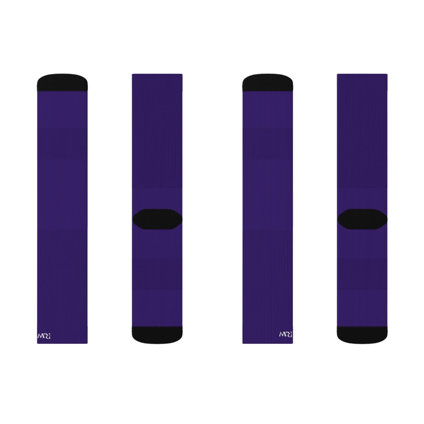 R&W Athletics Small Logo Socks - Raven