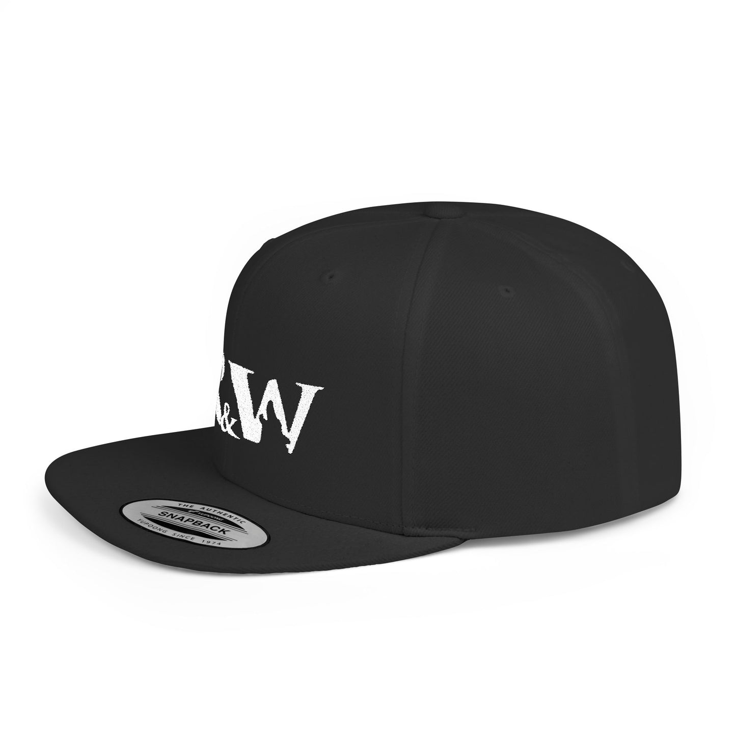 R&W Athletics Distressed Logo Snapback Hat