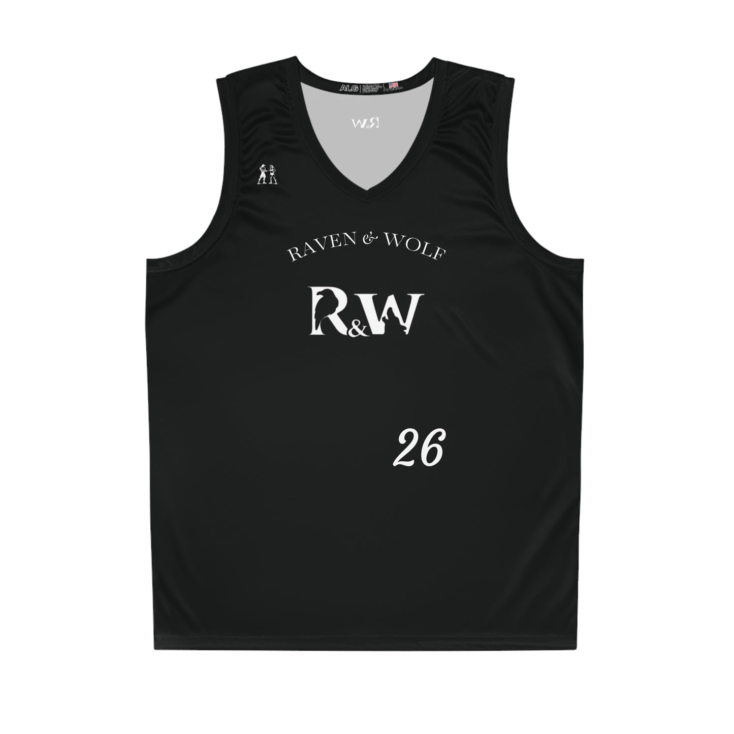 R&W Athletics "Tip Off" Basketball Jersey – Tarmac Black