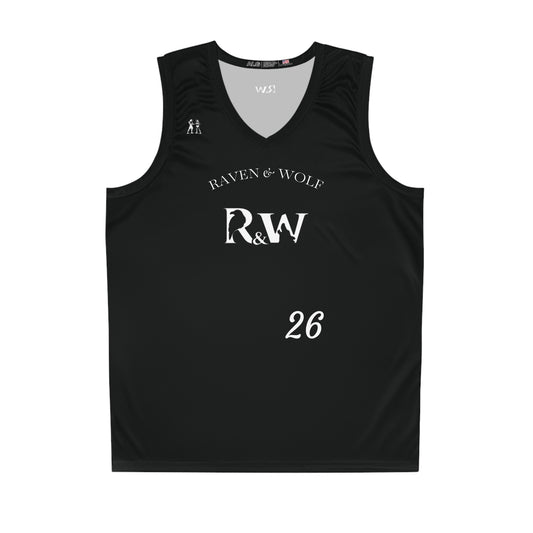 R&W Athletics "Tip Off" Basketball Jersey – Tarmac Black