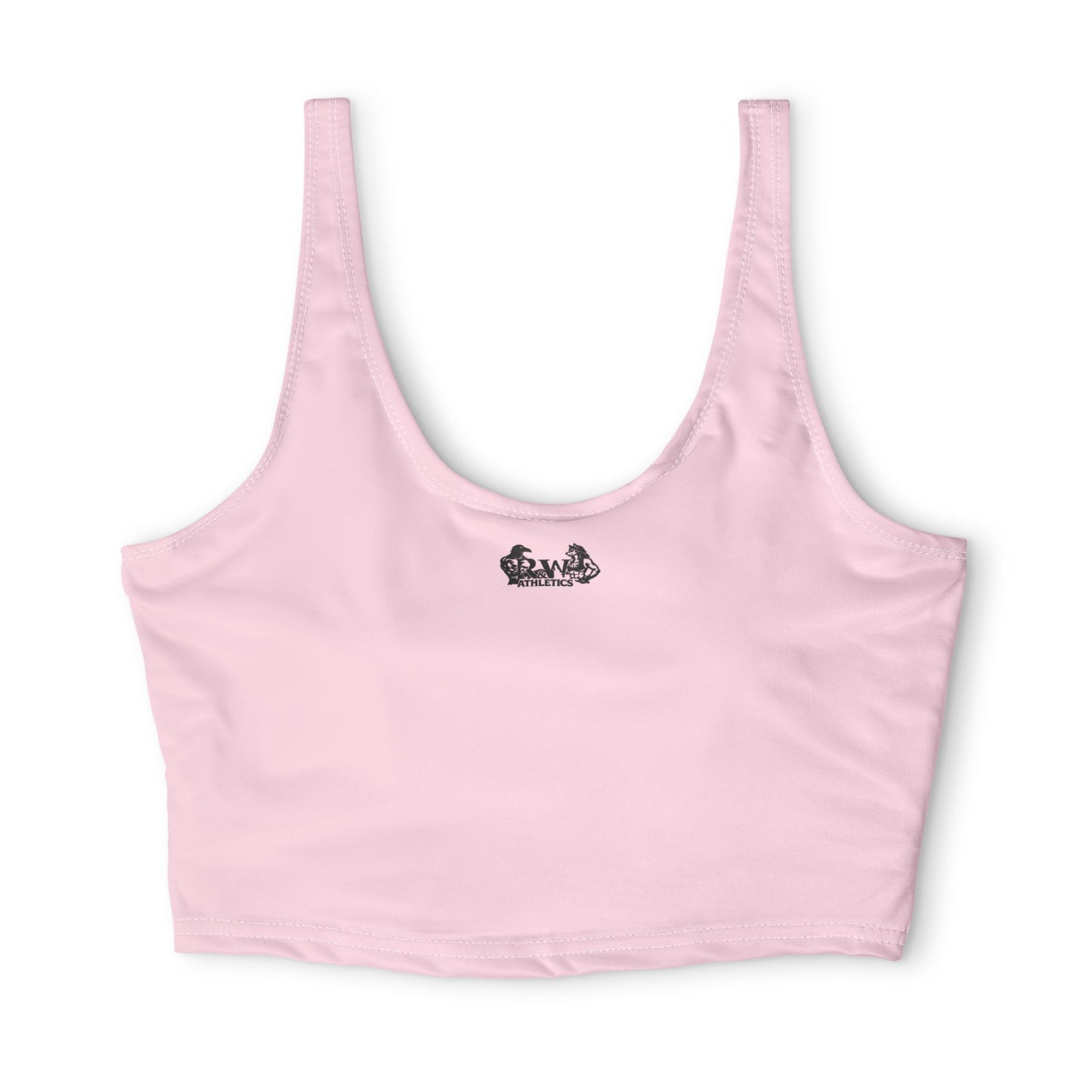 R&W Women's Monogram Sports Bra Athletic Top — Performance Pink