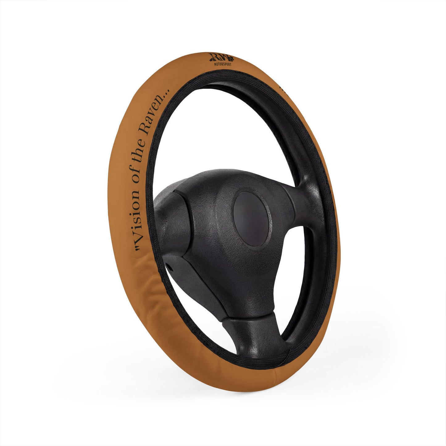 R&W Motorsport Team Motto "Cuero Cómodo" Steering Wheel Cover