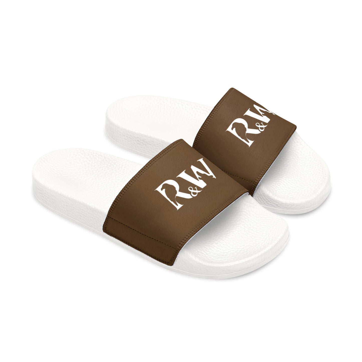 R&W Women's Slide Sandals — Maduro Marrón Casual Pool & Beach Slides