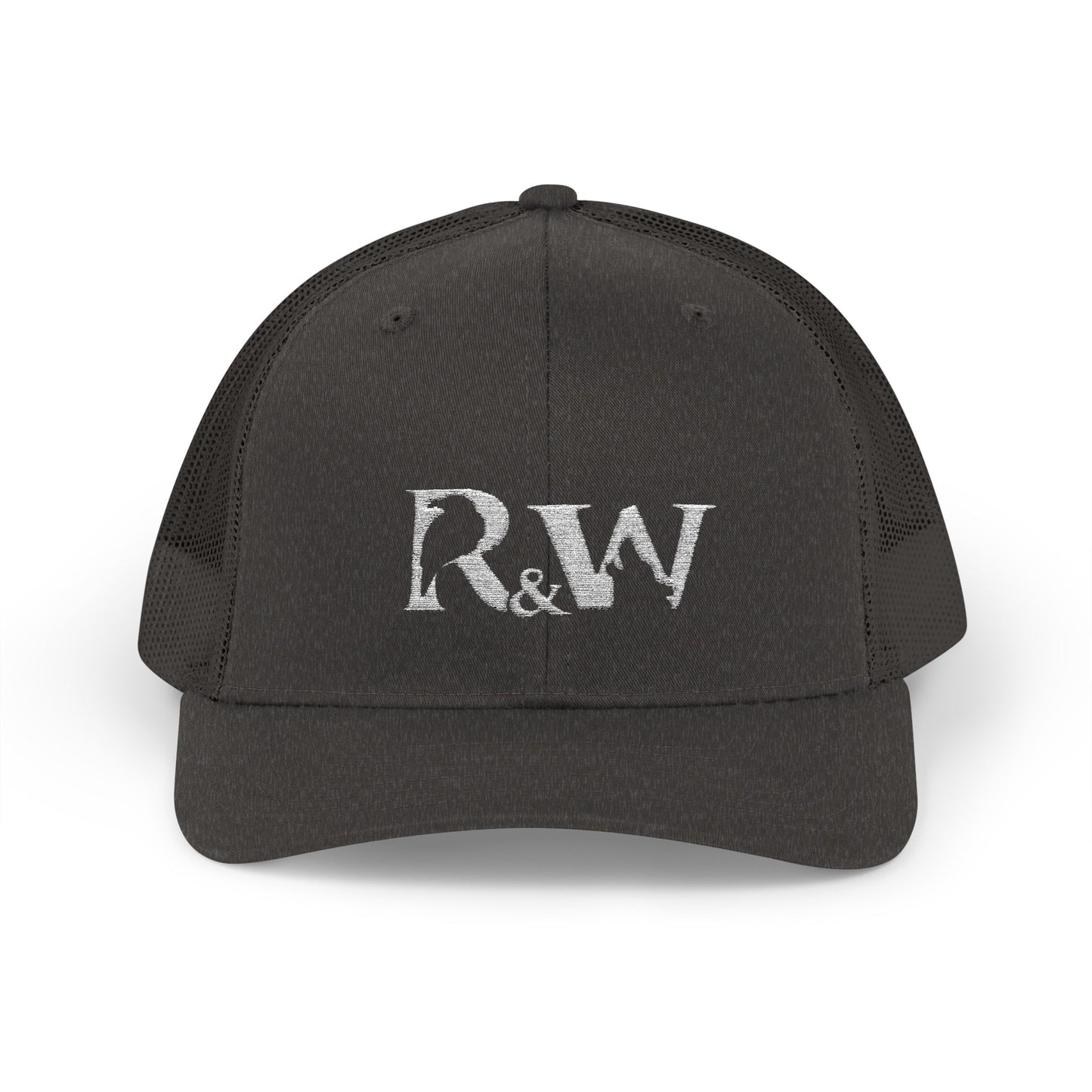 Copy of R&W Athletics Embroidered Mesh Trucker Cap — Vintage Snapback Mesh Hat