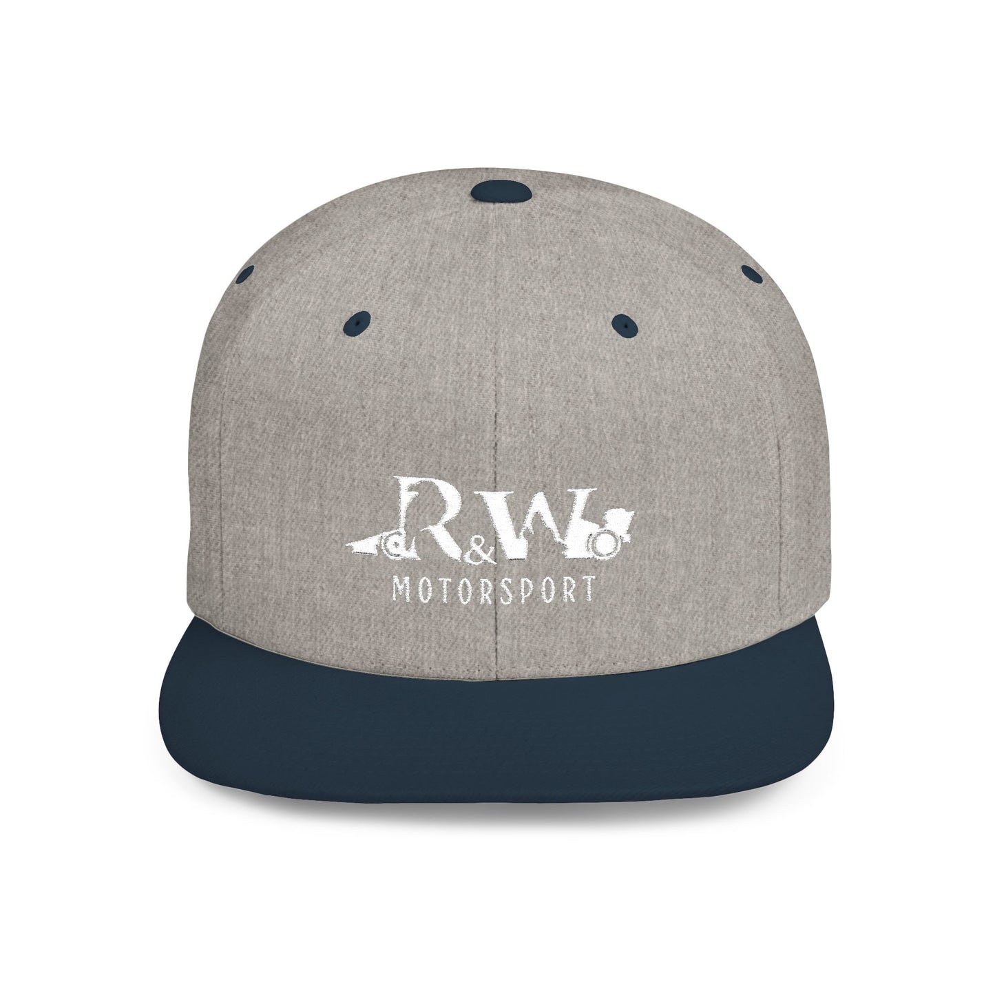 R&W Motorsport Distressed Logo Snapback Hat