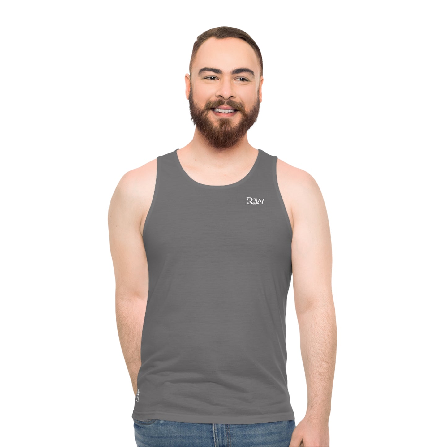 R&W Athletics Unisex Minimalist Tank Top — Asphalt Grey