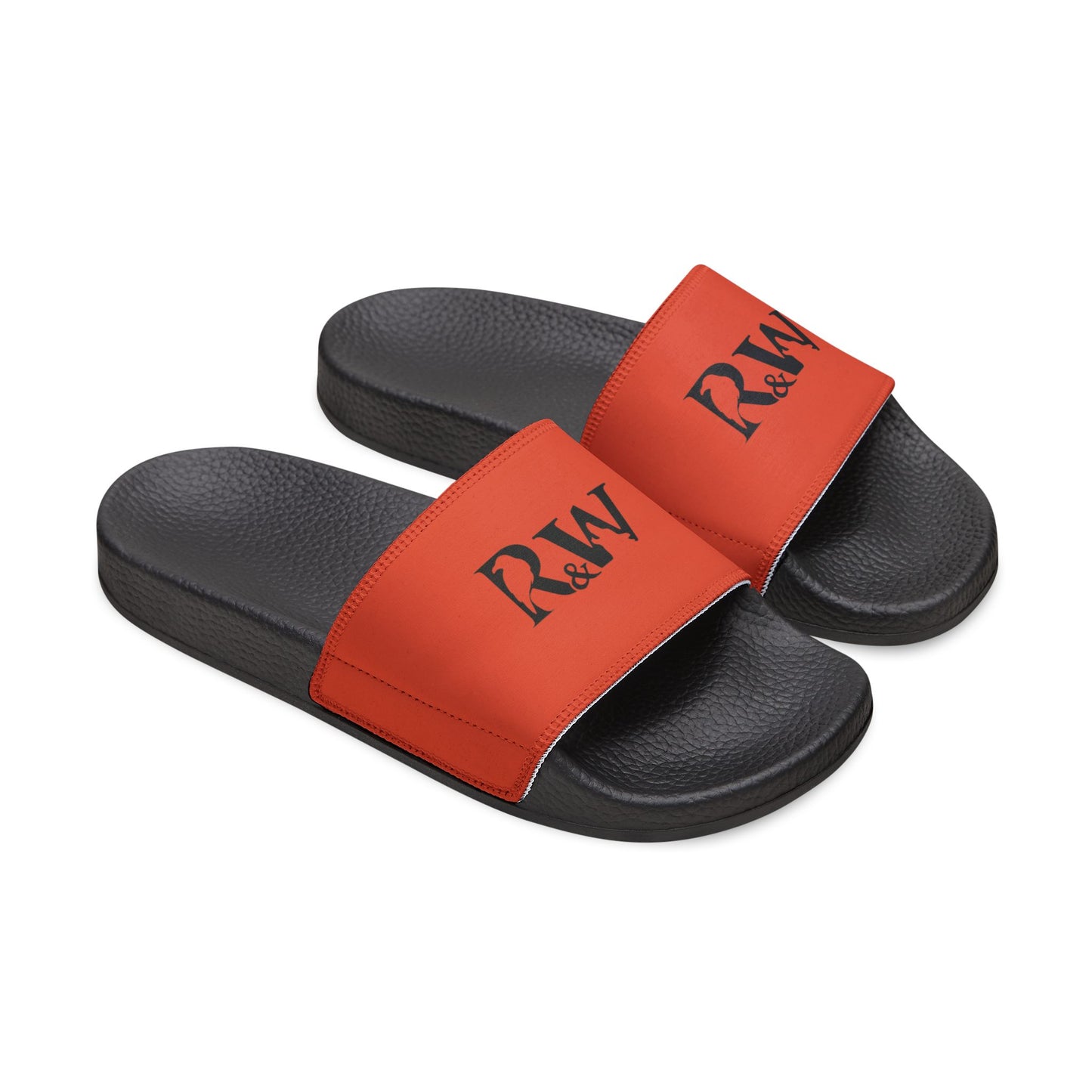 R&W Men's Slide Sandals — Rojo Rugiente I Casual Pool & Beach Slides