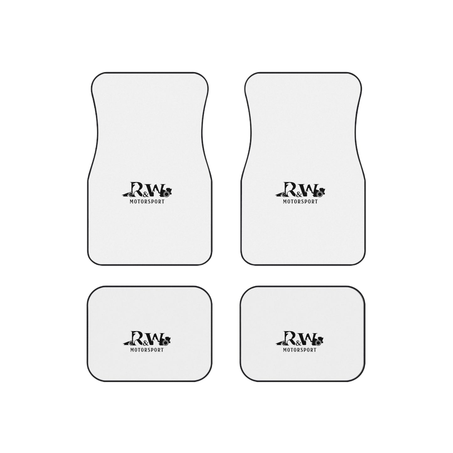 R&W Motorsport Car Mats (Panda Set of 4)