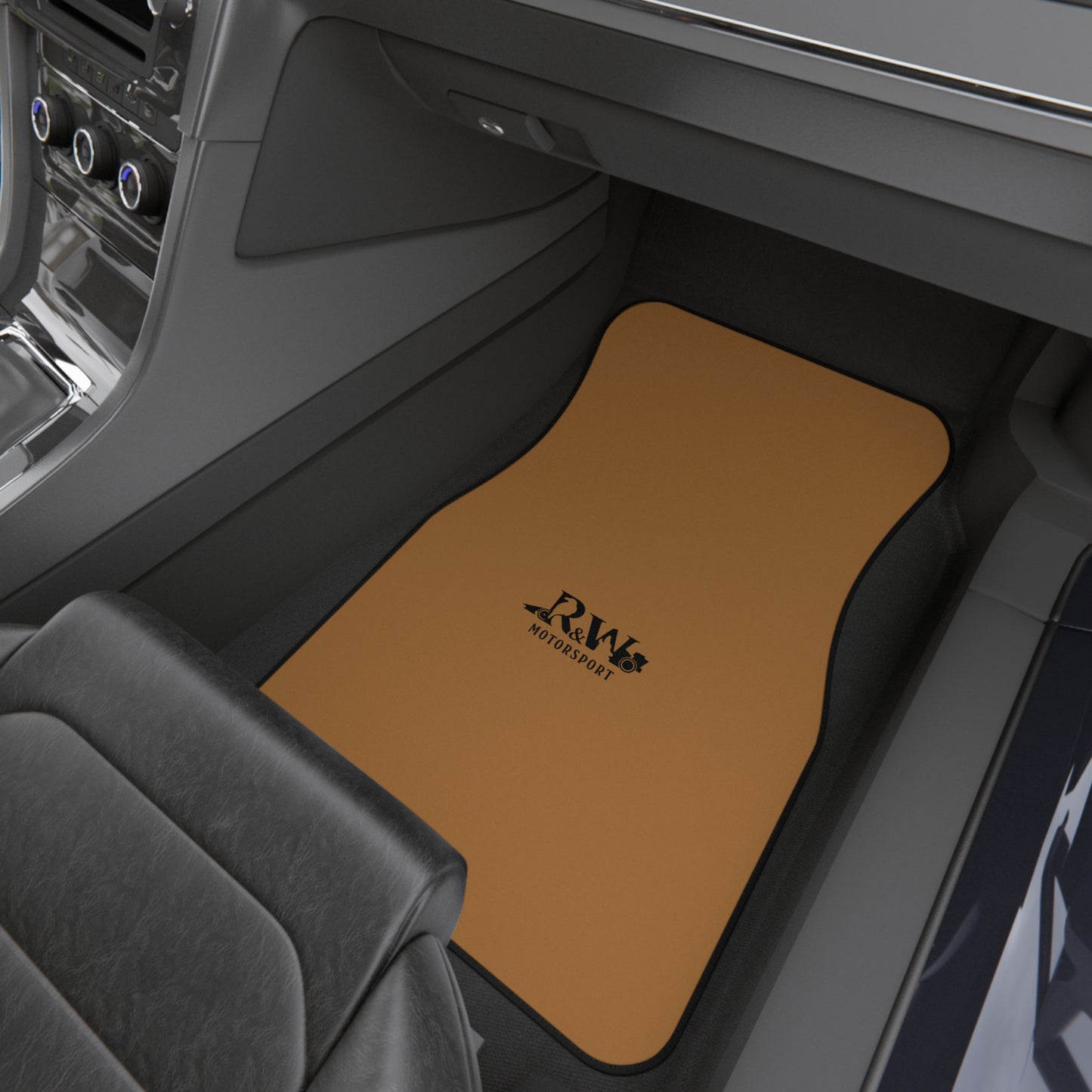 R&W Motorsport Front Car Mats – Cuero Cómodo (Front Pair Only)